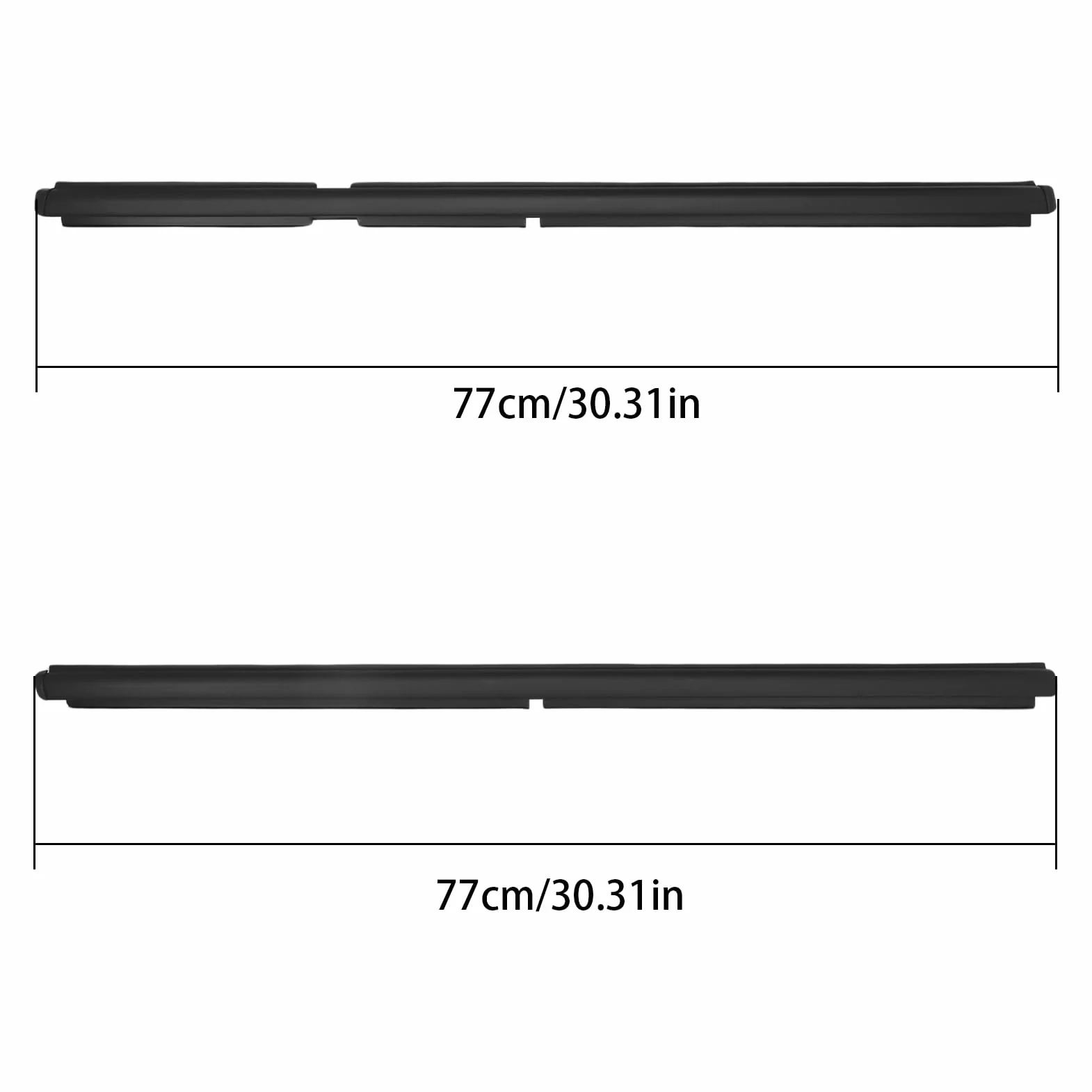 4 sztuki przednich tylnych listew okiennych 55135890AF, 55135891AF, 55135878AF, 55135879AF Window Sweep uszczelki okienne do Grand Cherokee II WJ WG 1998-2005, 4 sztuki