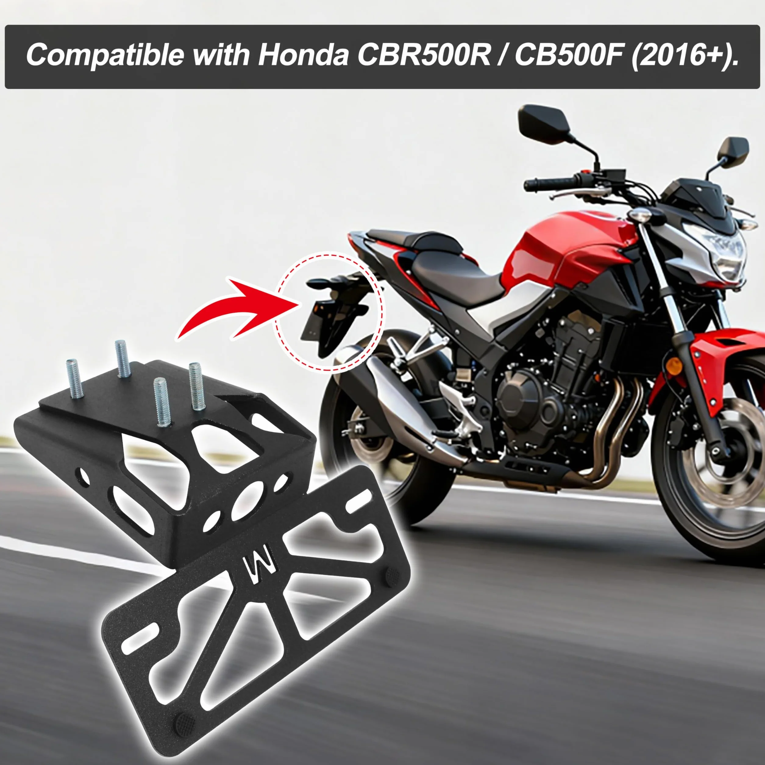 VM-H510 zestaw do eliminacji błotników dla Honda CBR500R CB500F 2016+