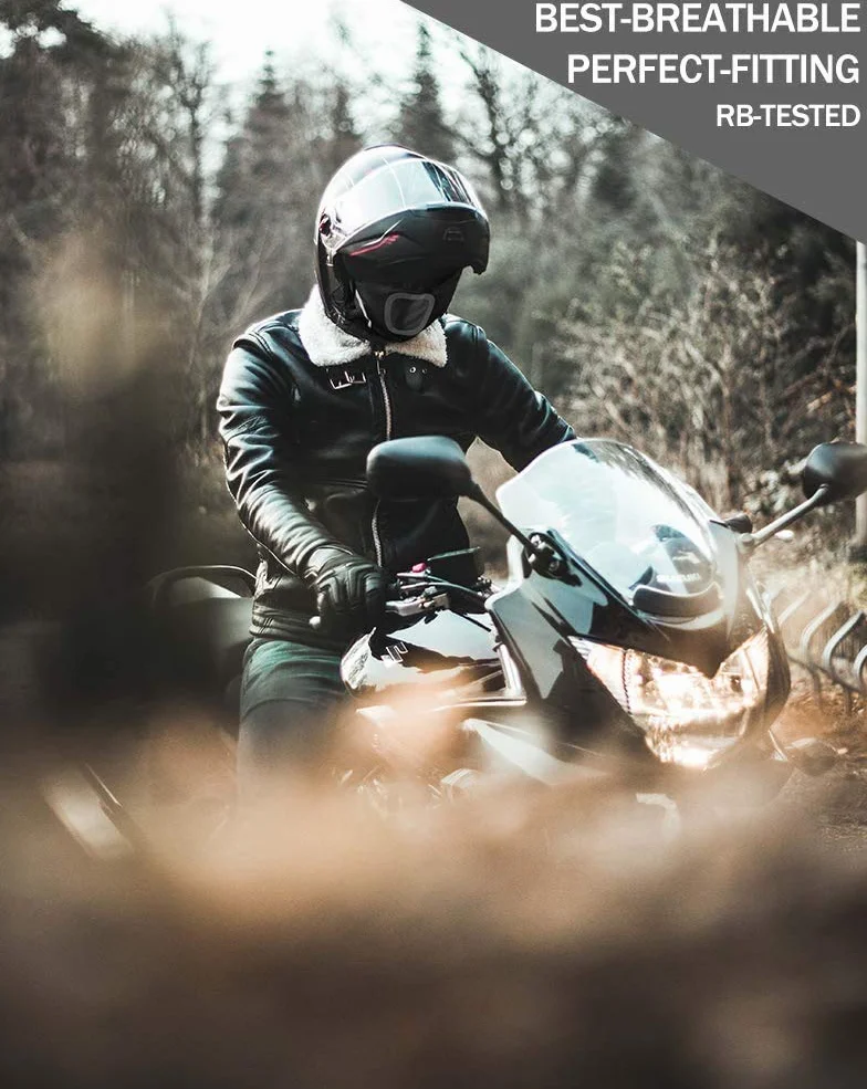 ROCKBROS Kominiarka, Nakrycie Głowy, Oddychająca, Zimowa Czapka Balaclava do Sportów Outdoorowych, na Rower, Motocykl, Snowboard, Odblaskowa, Wiatroszczelna, Antykurzowa, Męska, Damska
