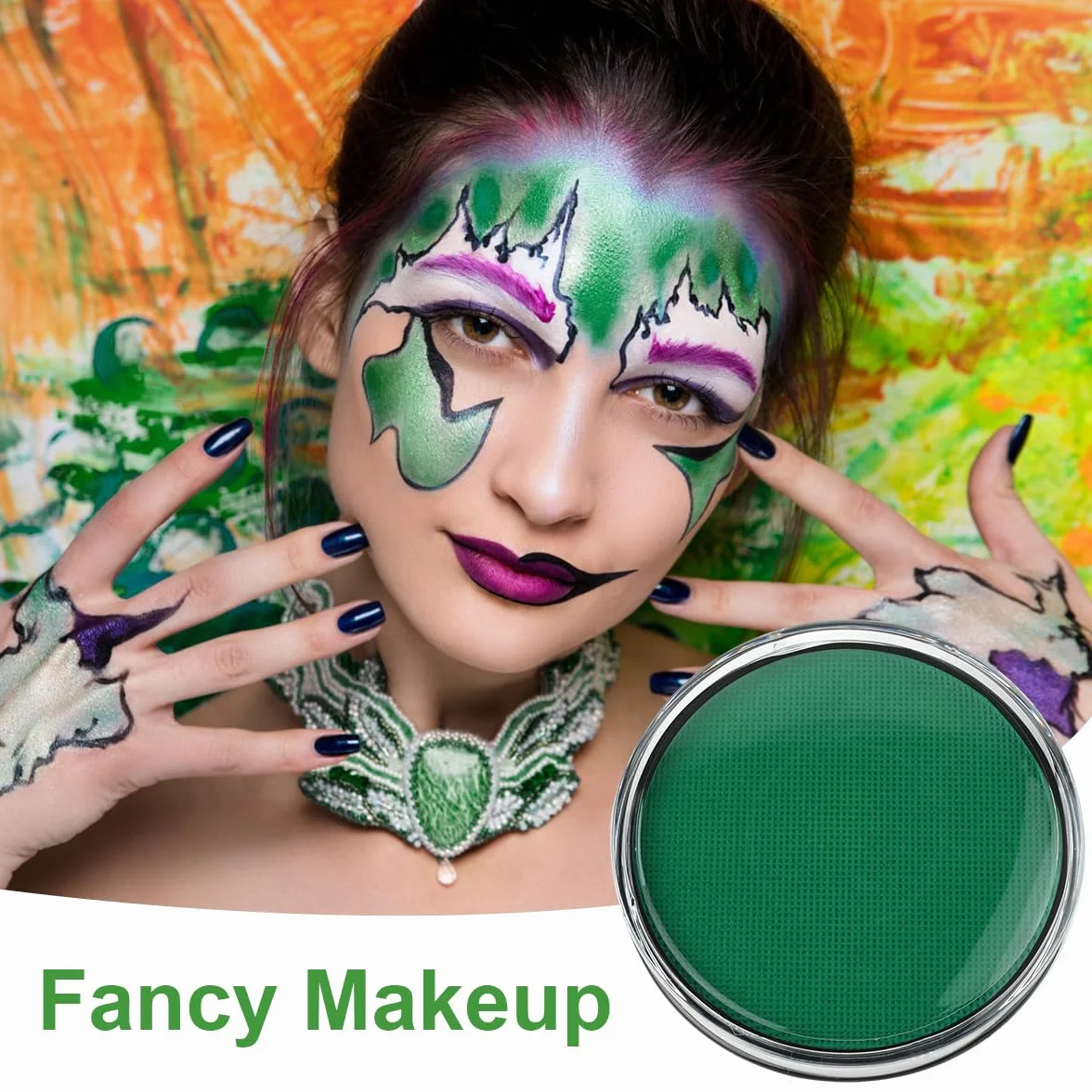 LOPHE Water Color Makijaż, 30 g, wegańskie farby do malowania ciała dla dzieci, nadaje się do prania, farba teatralna, farba do ciała, farba do twarzy dla dzieci, do makijażu, karnawału i imprezy
