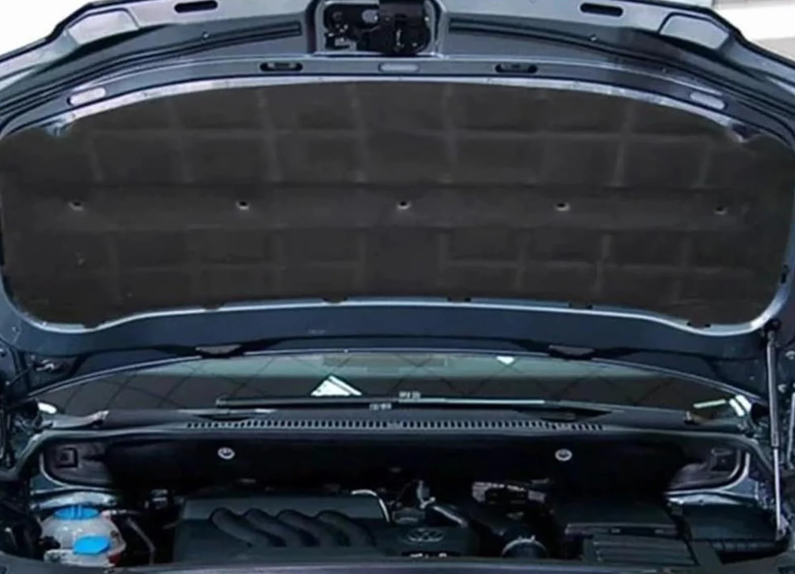 Pokrywa tłumiąca dźwięk, izolacja cieplna, bawełniana, maska ​​silnika samochodowego, do VW, Touran, 2003 2004 2005 2006 2007 2008 Podkładka izolacyjna silnika
