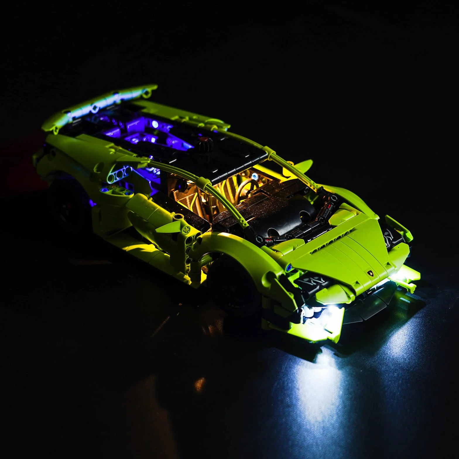 Zestaw oświetleniowy modelu LEGO 42161 Lamborghini Huracán Tecnica, zestaw oświetleniowy LED, kreatywna zabawka dla dorosłych i dzieci (zestaw nie obejmuje modelu)
