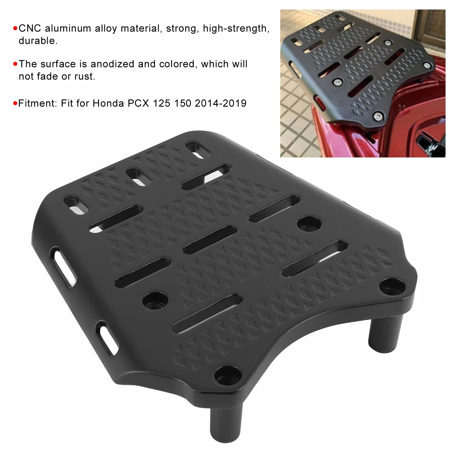Aluminiowy bagażnik tylny do PCX 125 150 2014-2019