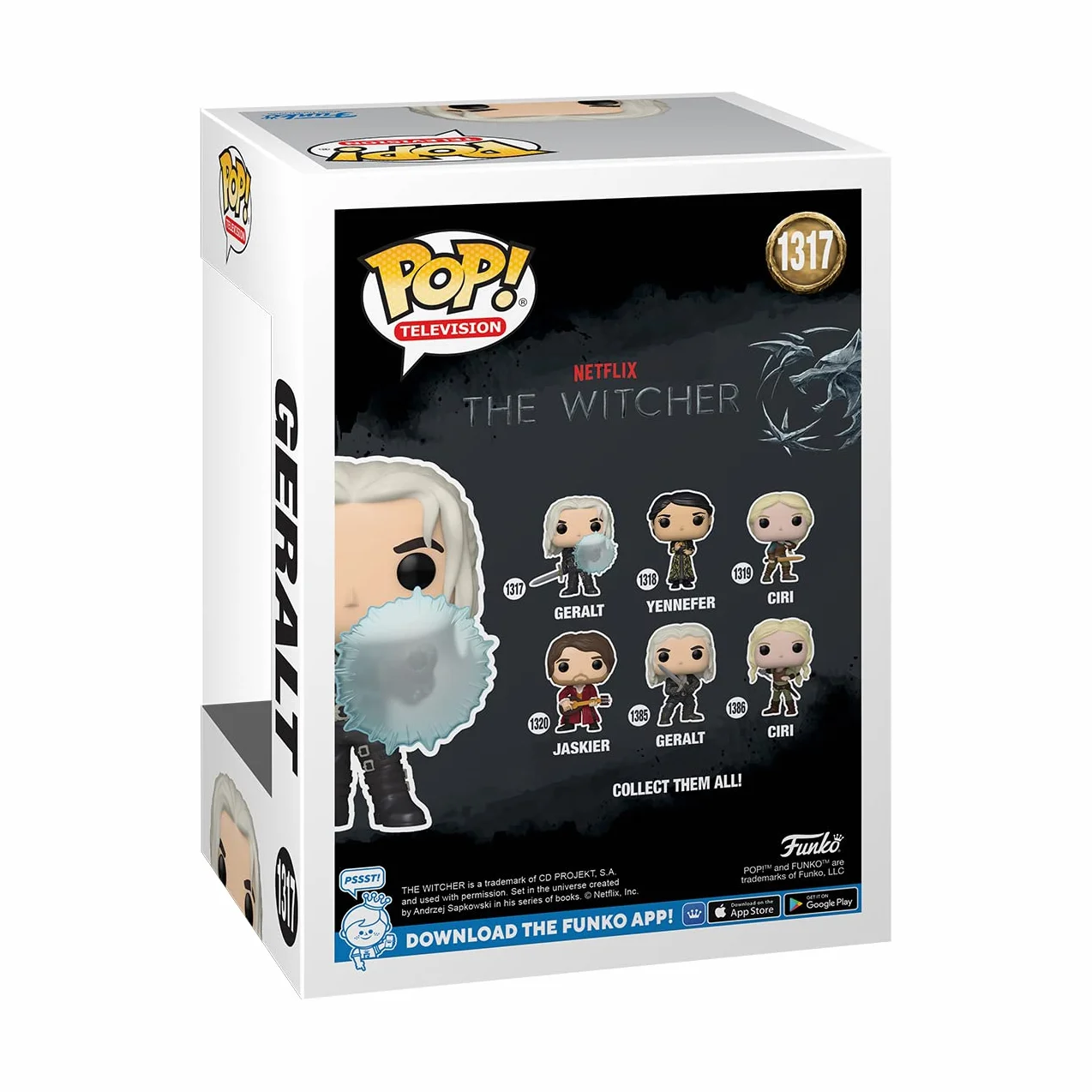 Funko POP! TV: Wiedźmin - Geralt - (tarcza) - Wiedźmin - Kolekcjonerska figurka winylowa - Pomysł na prezent - Oficjalny towar - Zabawki dla dzieci i dorosłych - Fani telewizji
