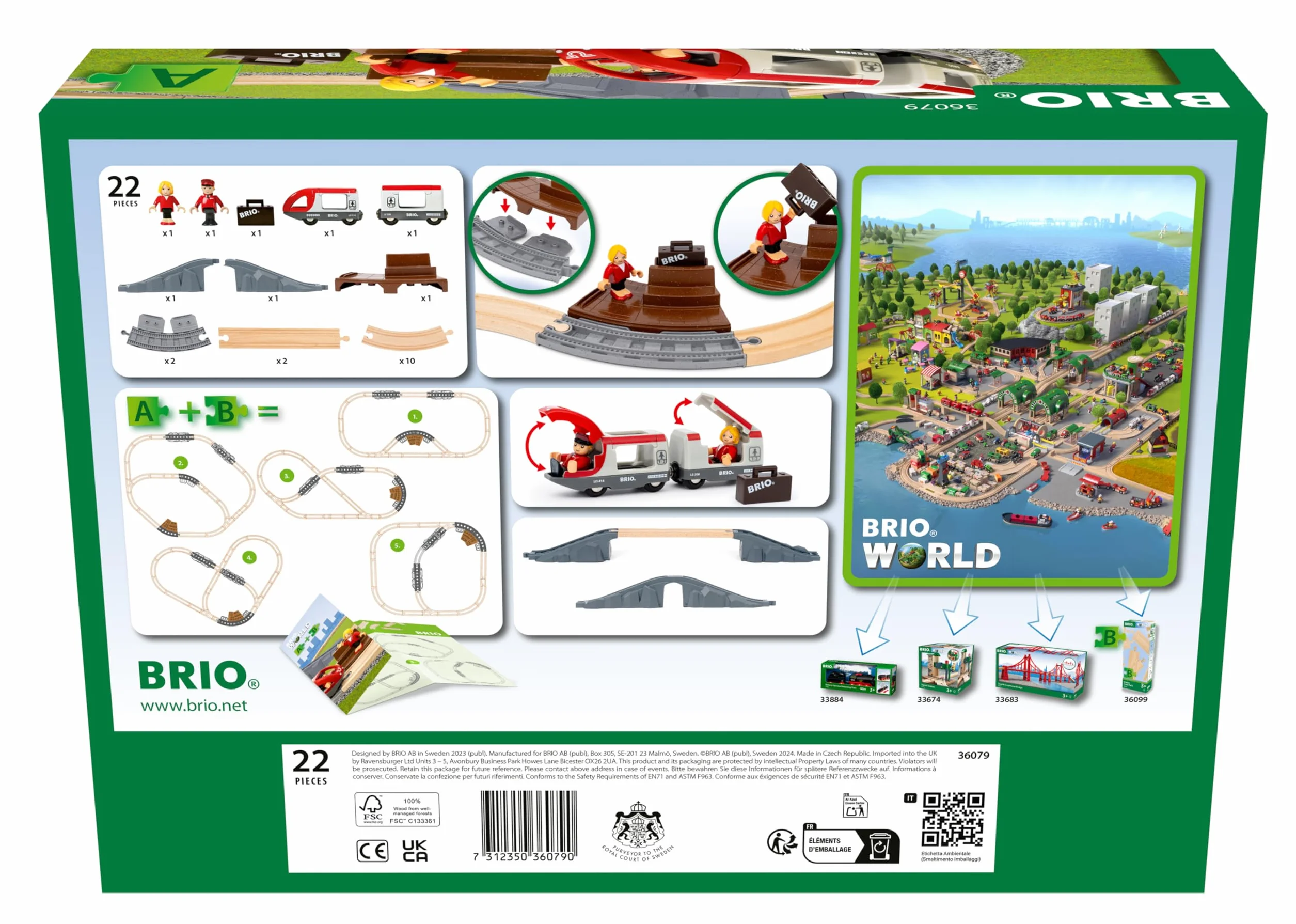 BRIO World - Reisezug Starter Set A