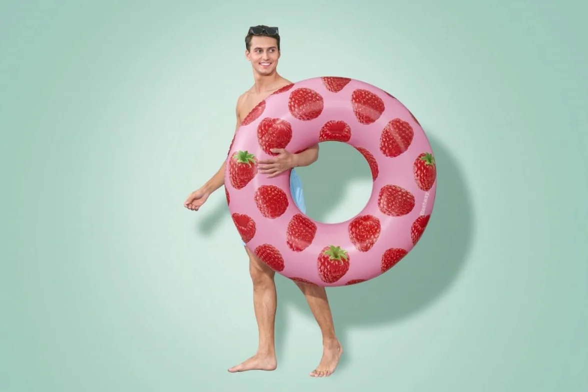 Bestway 1036231Xxx21 Φ47"/Φ1.19M Scentsational Raspberry Swim Ring