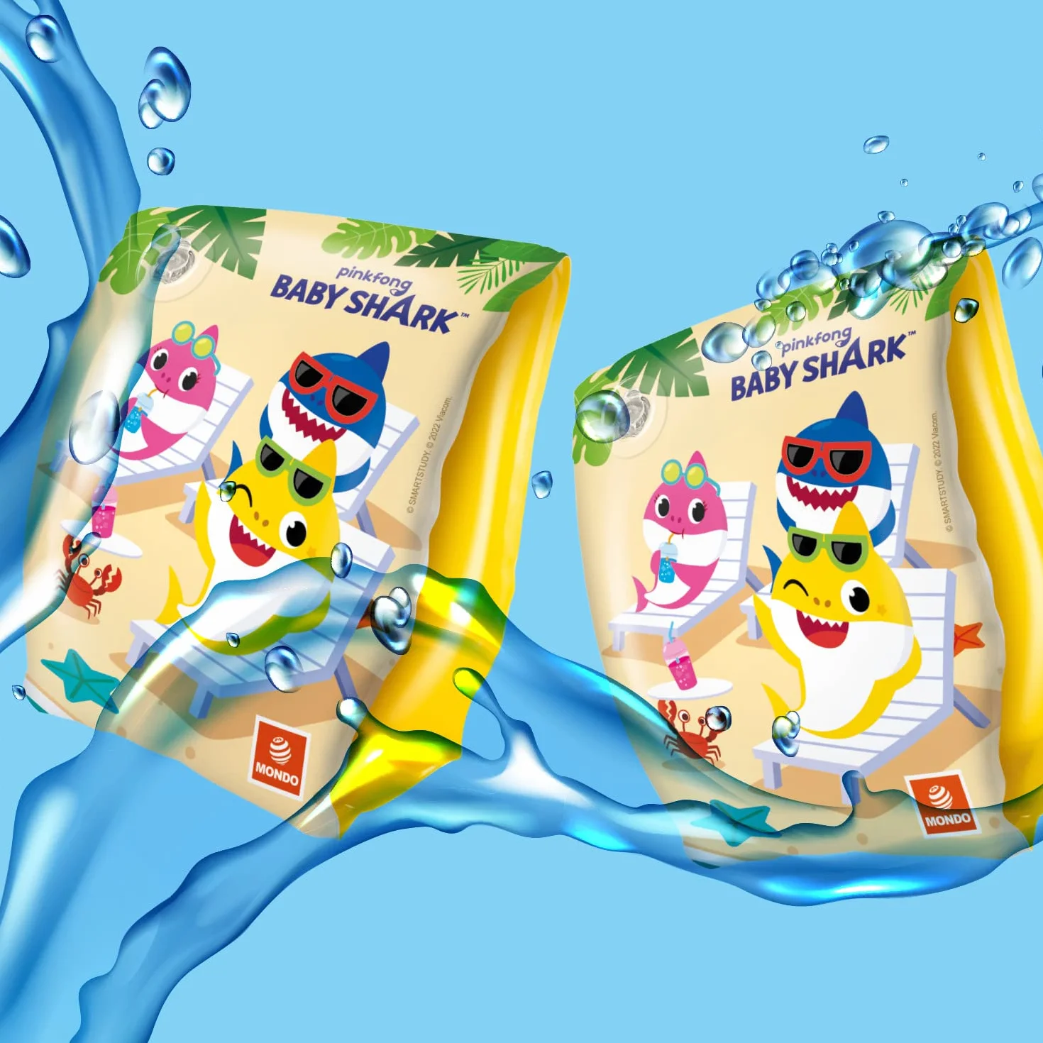 ARM BANDS BABY SHARK - Mondo Toys - Baby Shark - Gry wodne dla dzieci