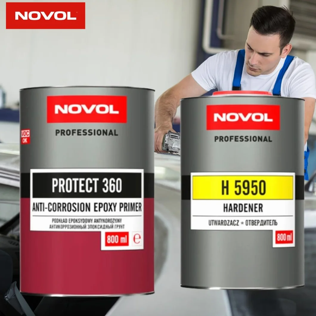 Novol Protect 360 epoksydowa farba podkładowa antykorozyjna 2K 1,6 l 1:1