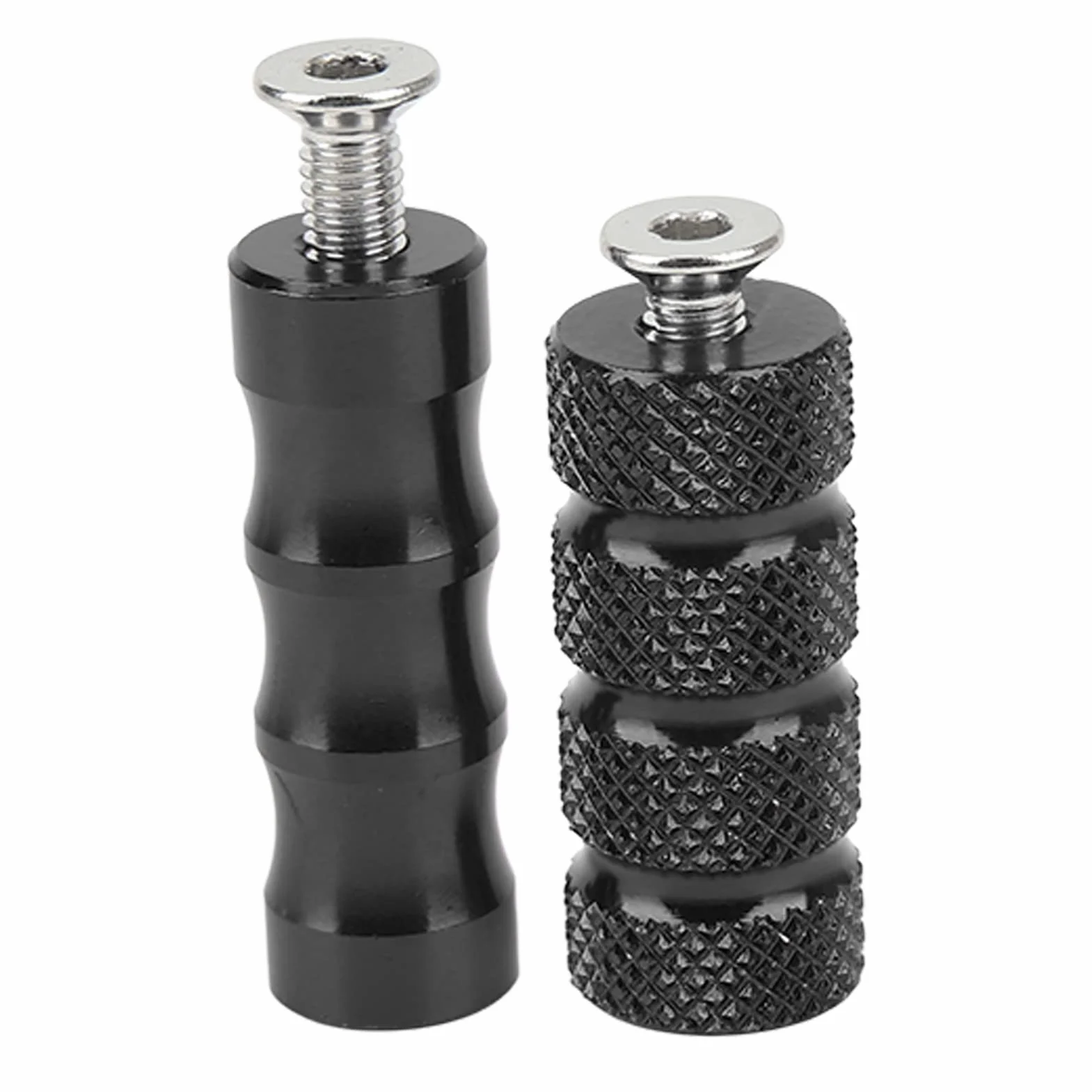 Motocykl Shifter Podnóżki Motocykl Hamulec Zmiany Biegów Podnóżek CNC Proces Poszycia Precyzyjne Dopasowanie do M6 6mm śruby Mocujące Motocykl (Czarny)
