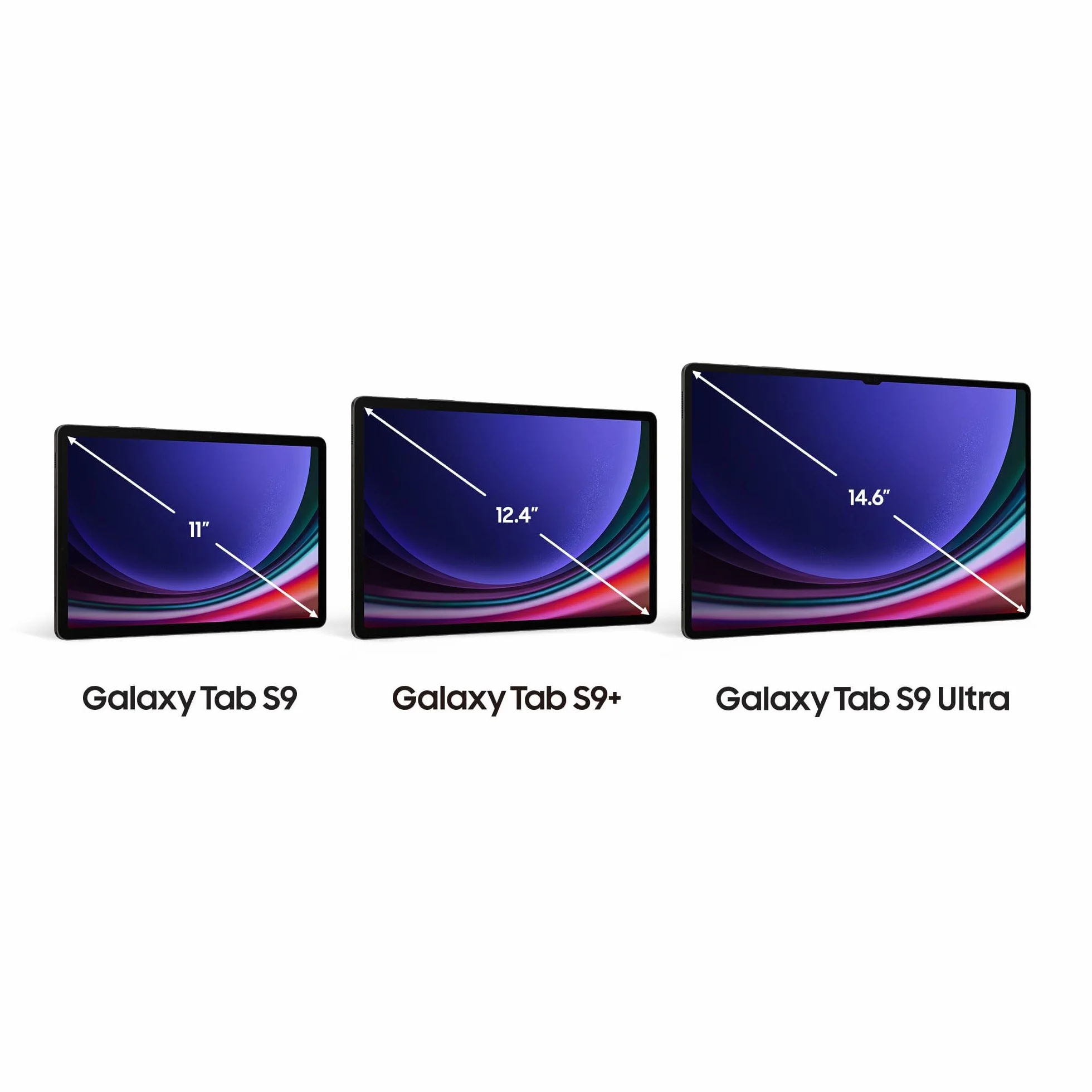 Tablet Samsung Galaxy Tab S9+ 12.4" 256GB/12GB Wi-Fi Negro
