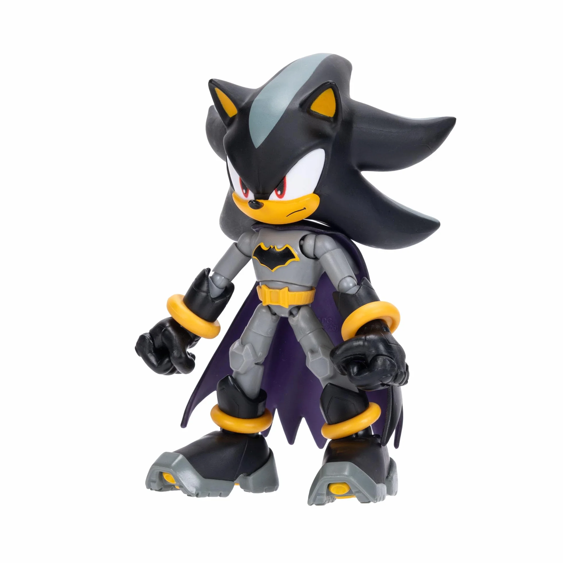 Figurka akcji DC x Sonic Shadow jako Batman 5" / 13 cm, oficjalna licencja Jakks Pacific, niezwykle szczegółowa i wyprofilowana konstrukcja, opakowanie kolekcjonerskie