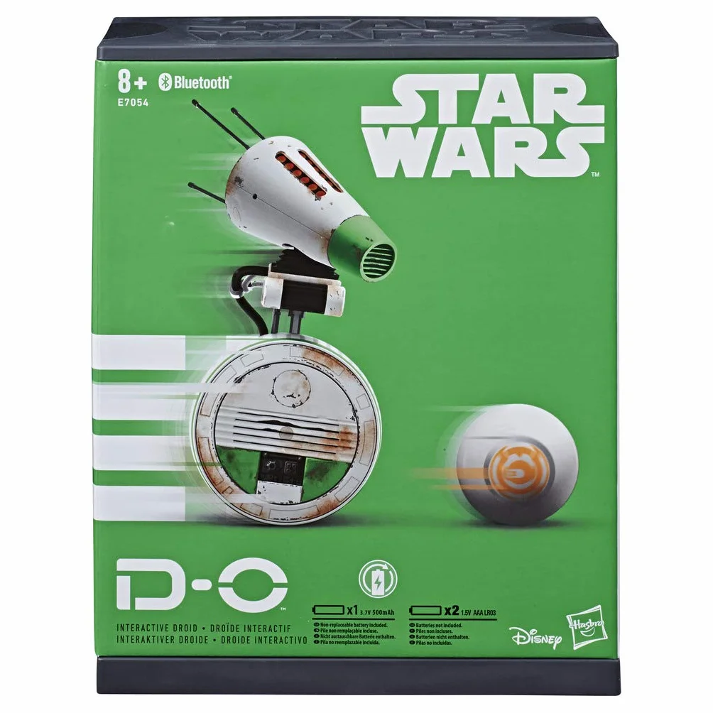 Star Wars: The Rise of Skywalker D-O interaktywny droid, sterowanie aplikacją za pomocą telefonu lub tabletu, zabawki dla dzieci w wieku od 8 lat