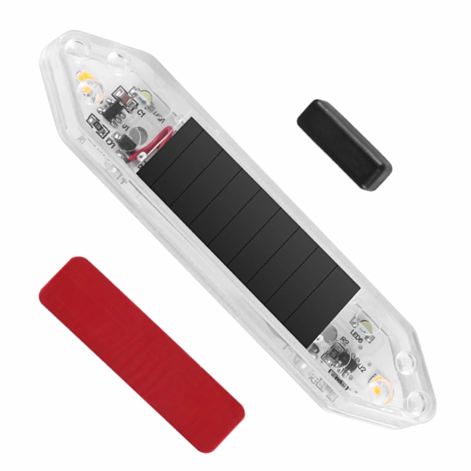 Vehicle Door Warning Lights - Solar Car Door Lights, Anti Collision Flashing Led Lamp with Motion Sensor, Safety Light for Sedan Suv, Automatic Flashing Warning Light for Night Travel Commuting