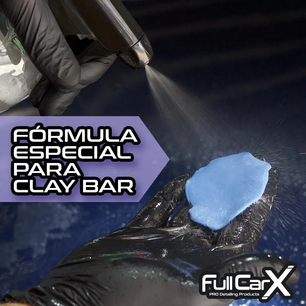 FULLCARX Clay Lube 750 ml lubrykant gliniasty do samochodu, dekontaminacja karoserii, specjalna formuła, doskonała wydajność, efektywne i bezpieczne, profesjonalne czyszczenie