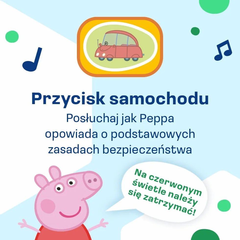 Trefl, VTech - Peppa Pig, Literkowy Samochodzik Peppy - Edukacyjna Zabawka Elektroniczna, Litery i Ich Wymowa, Gry, Nauka z Bohaterami Bajki Świnka Peppa, Zabawka dla Dzieci od 2 lat
