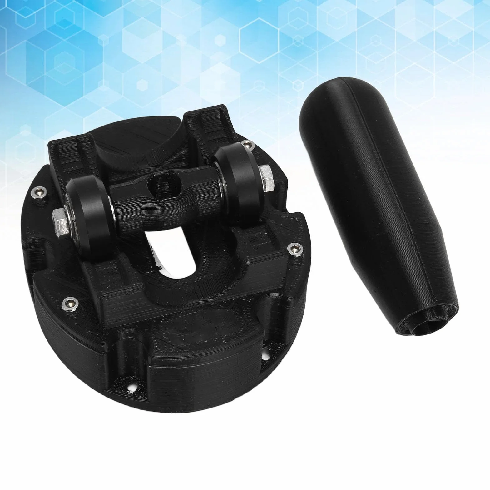 Fabater Mod Sekwencyjnej Zmiany Biegów dla Pokrętło Adaptera USB do Gier Racing Sim, Trwała Płyta Zmiany Biegów ABS, Ulepszenie o Wysokiej Wydajności do Gier RV