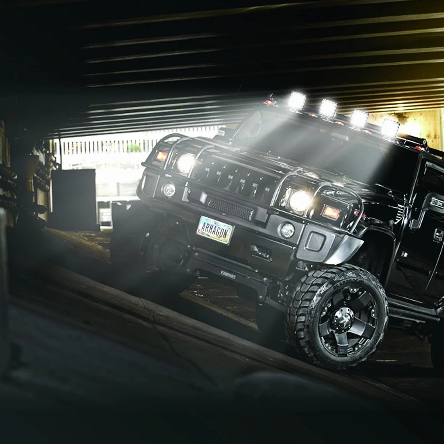 Willpower 2 reflektory robocze LED z zestawem kabli, 4", 36 W, reflektor LED, 12 V, do samochodów, koparek, przyczep, traktorów, ciężarówek, SUV-ów, offroadowych