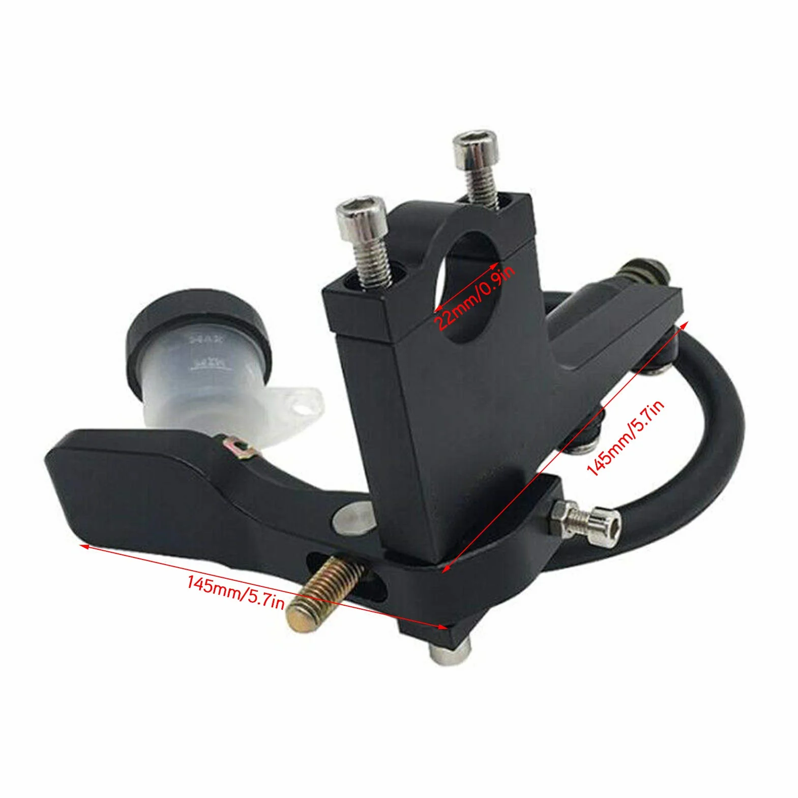 Pompa hamulcowa ze stopu aluminium 7/8in do motocykla zestaw