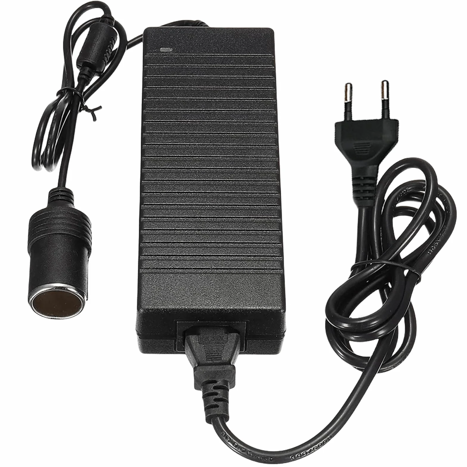Przetwornica napięcia, 230 V na 12 V, adapter samochodowy 15 A, 180 W, maks. adapter inwerterowy z wtyczką zapalniczki samochodowej do lodówki i wyposażenia samochodu