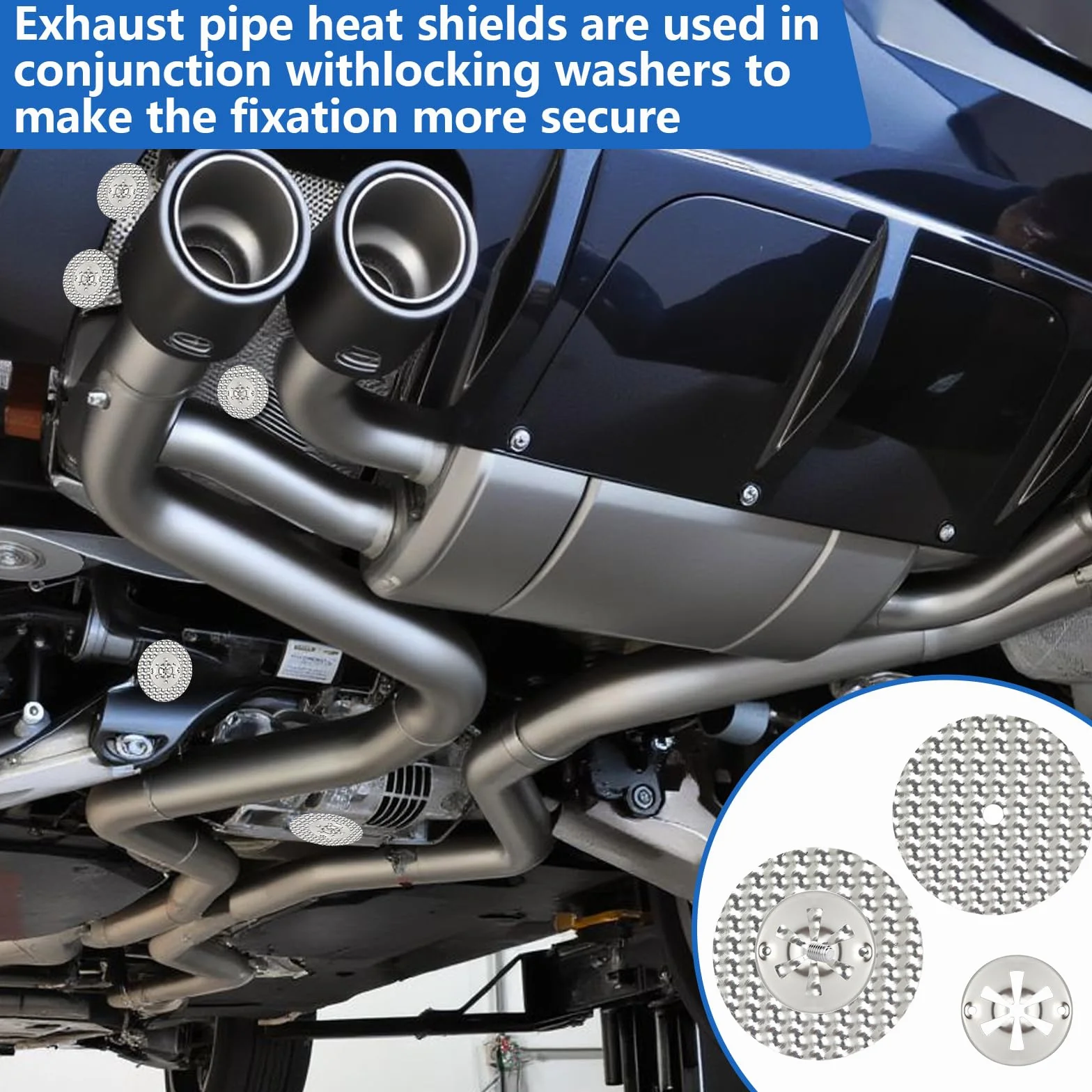 N90335004 zestaw naprawczy płyt ochronnych przed wysoką temperaturą Audi VW 10 sztuk