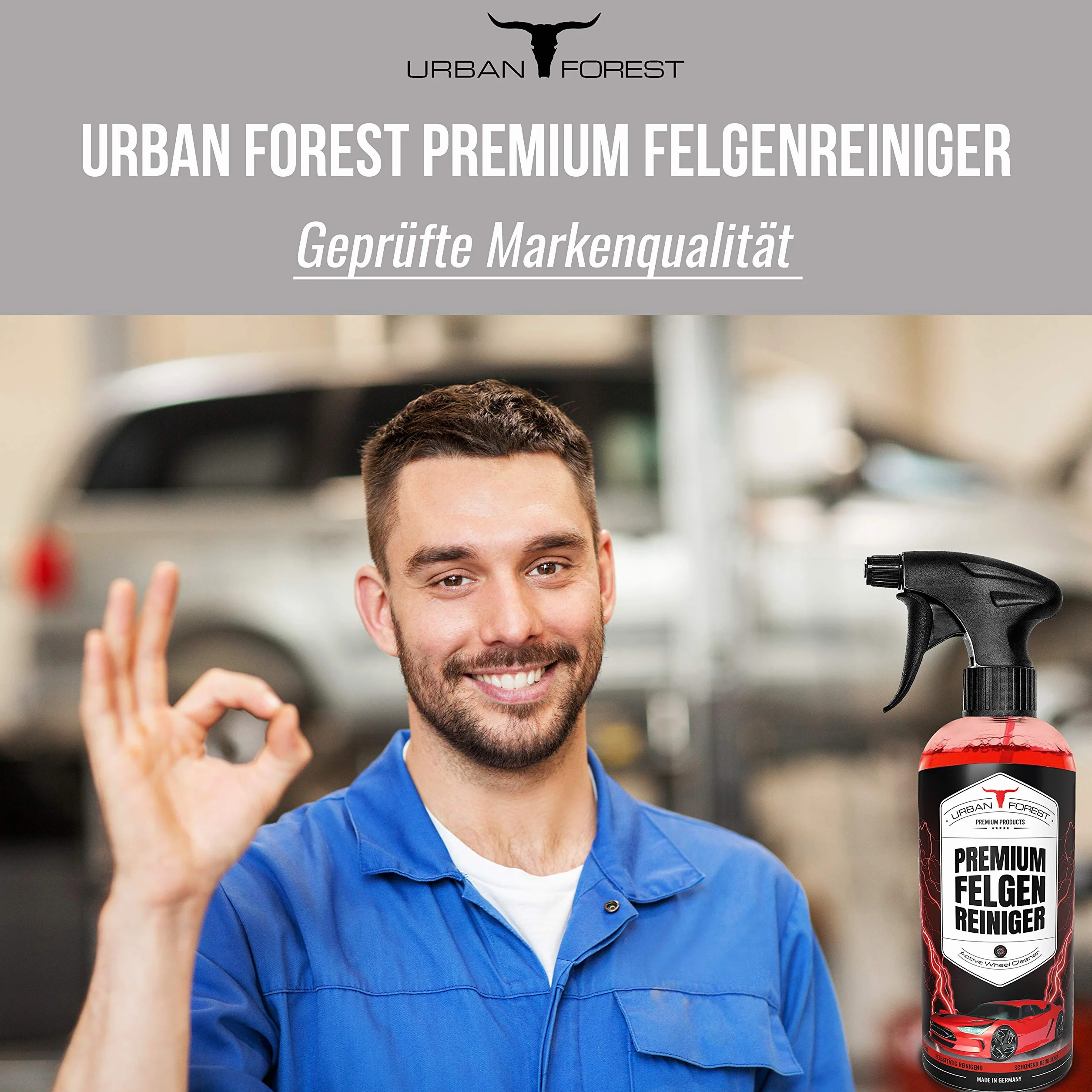 Premium środek do czyszczenia felg samochodowych 1000 ml na felgi aluminiowe z wskaźnikiem kolorów | Środek do czyszczenia wszystkich kół w sprayu | Profesjonalny środek do usuwania brudu | Usuwa kurz