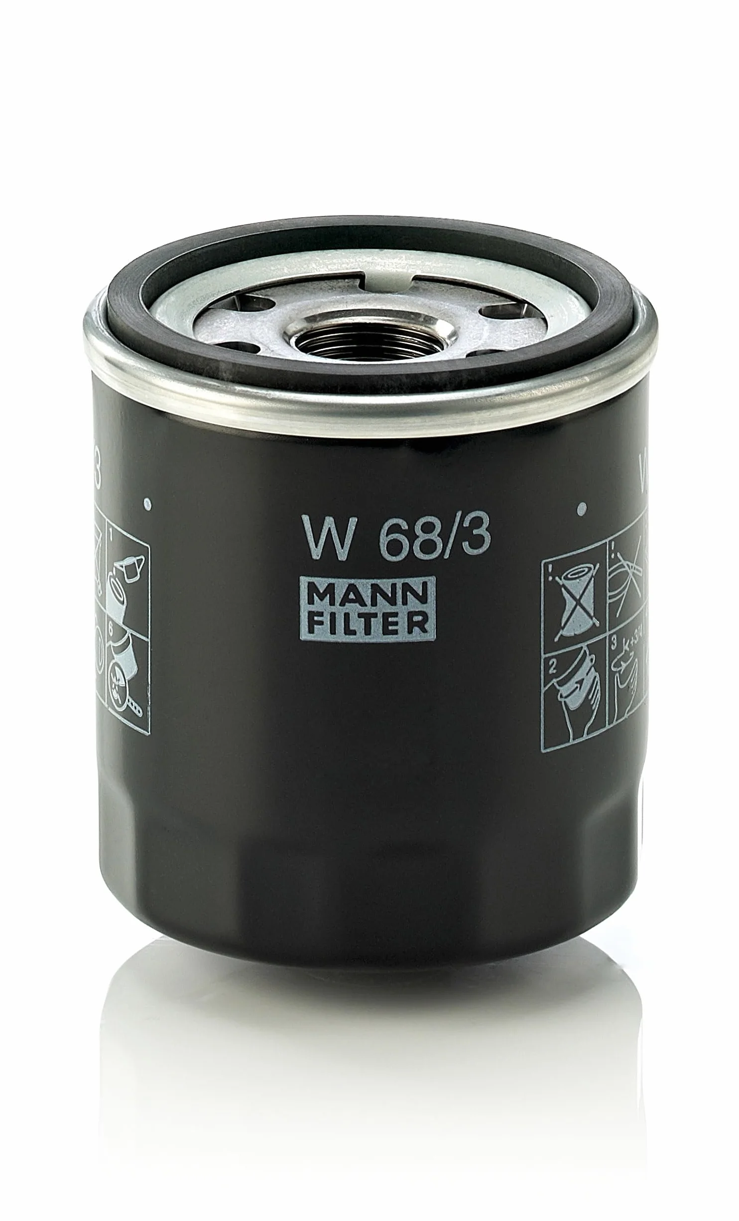 MANN-FILTER W 68/3 Filtr olejowy - do Samochody osobowe + dostawcze