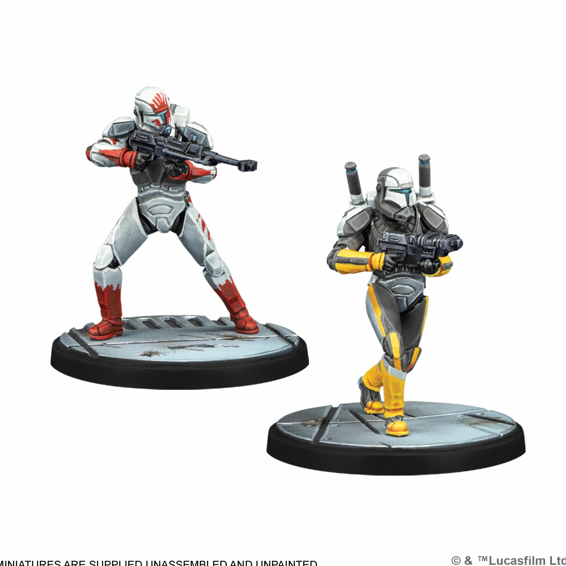 Asmodee | Star Wars: Shatterpoint Delta Squad, Form Up Squad Pack | Miniatury stołowe | Wiek 14+ | 2 graczy | Czas gry ponad 90 minut