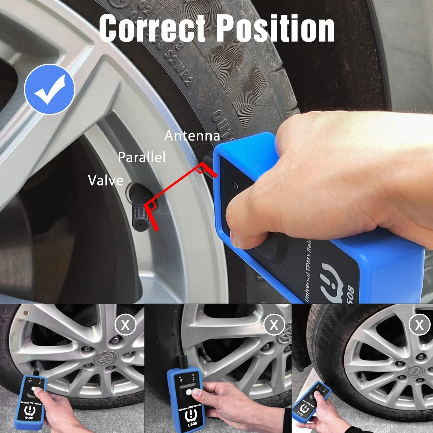 OBDResource Uniwersalne narzędzie TPMS Relearn do Mercedes Benz, Opel, GM, Ford Czujnik ciśnienia w oponach