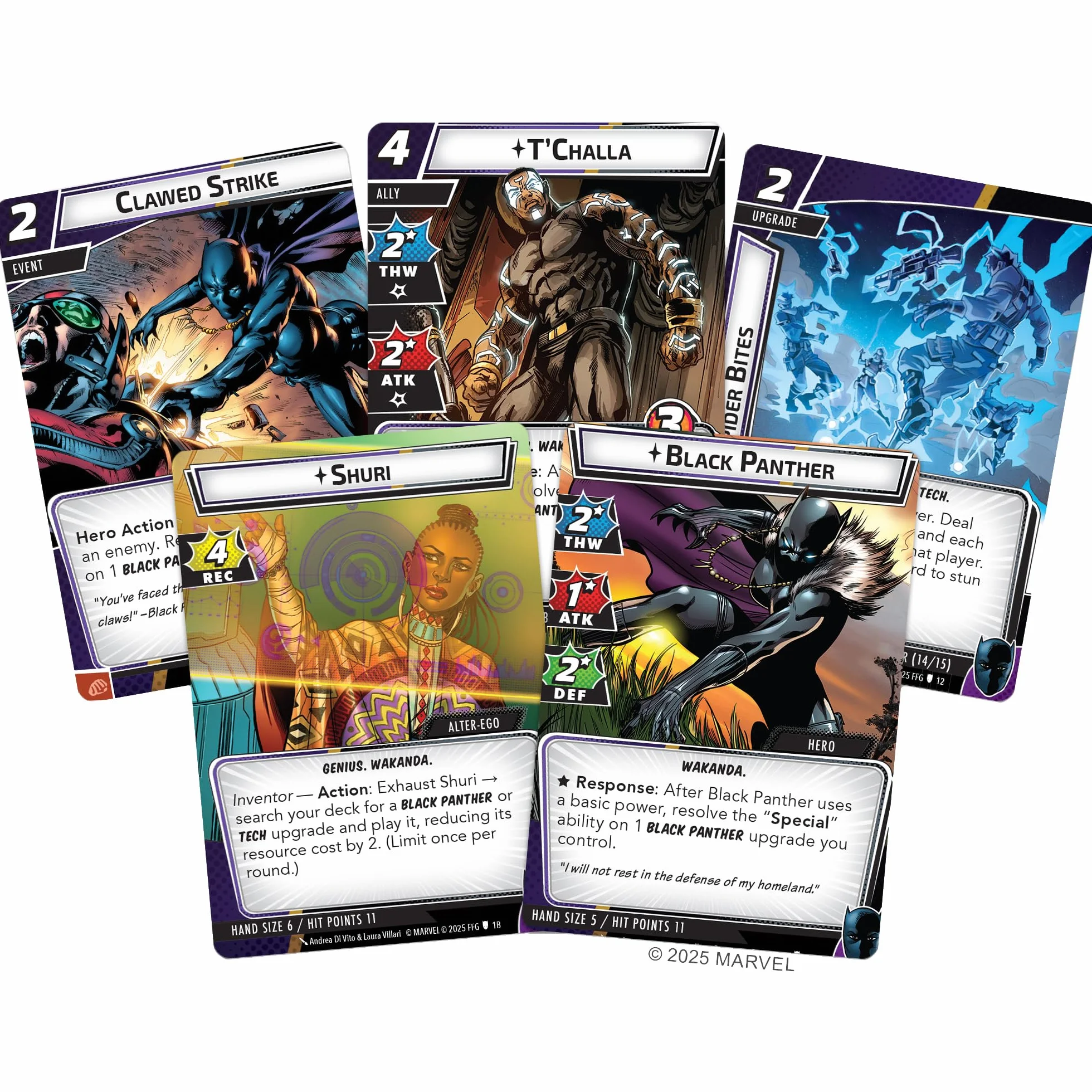 Fantasy Flight Games Marvel Champions The Card Game Black Panther Hero Pack - strategiczna gra kooperacyjna dla dzieci i dorosłych, od 14 lat, dla 1 do 4 graczy, 45-90 minut zabawy