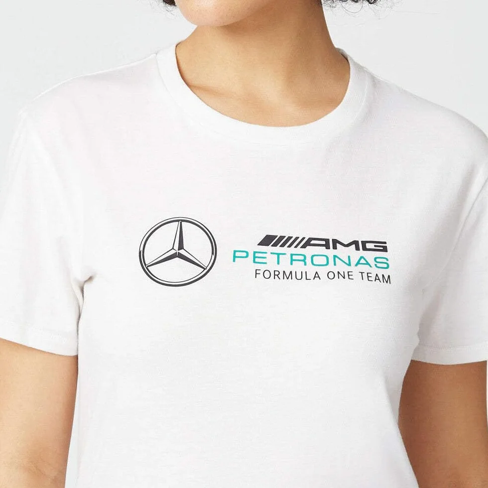 Mercedes AMG Petronas Formuła 1 Team - oficjalny towar Formuły 1 - damska koszulka z dużym logo