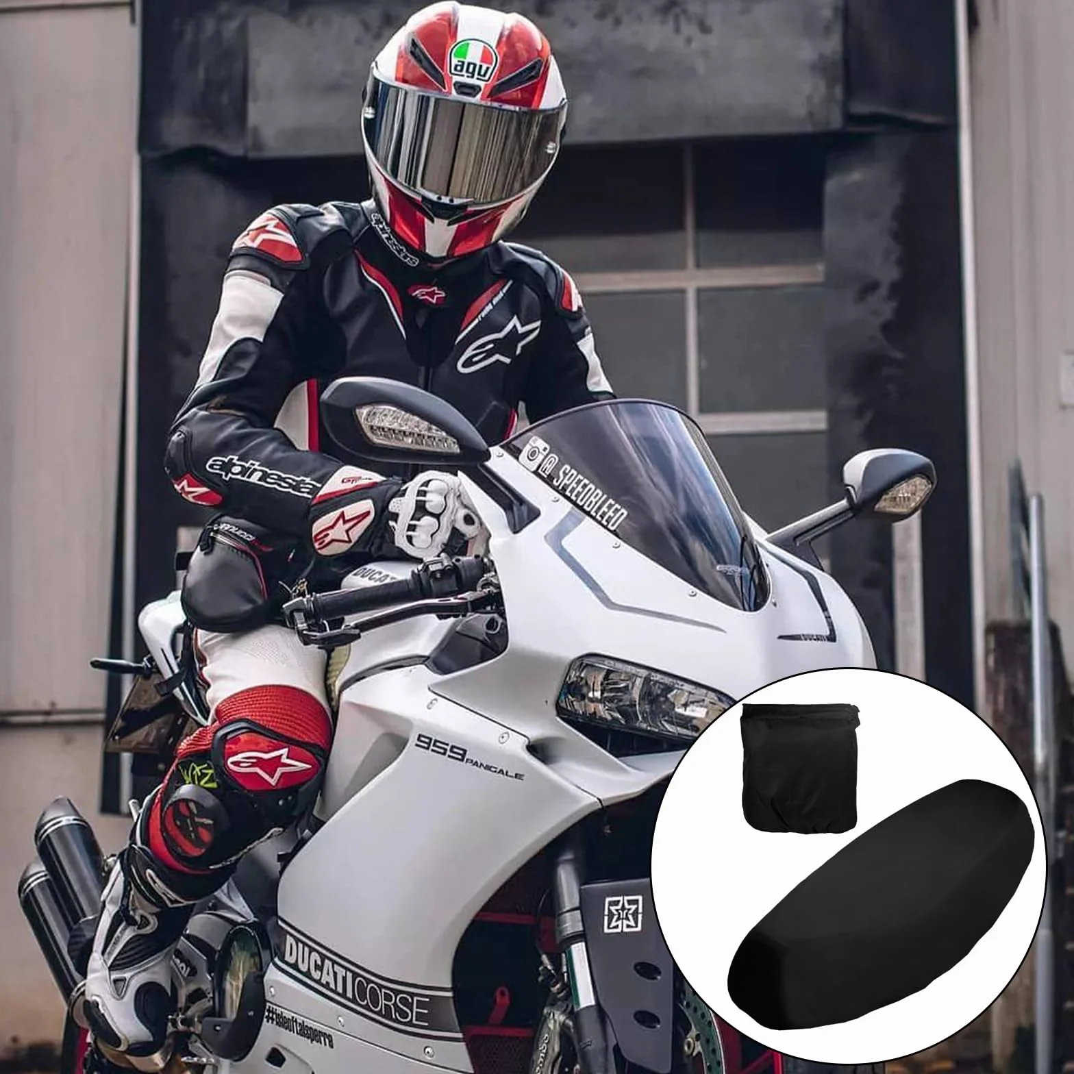 Uniwersalny pokrowiec na siedzenie motocykla, wygodne pokrowce na siedzenia skutera, ochrona przed słońcem, pokrowiec na fotel motocyklowy, czarny, wodoszczelny, elastyczny poliestrowy pokrowiec na