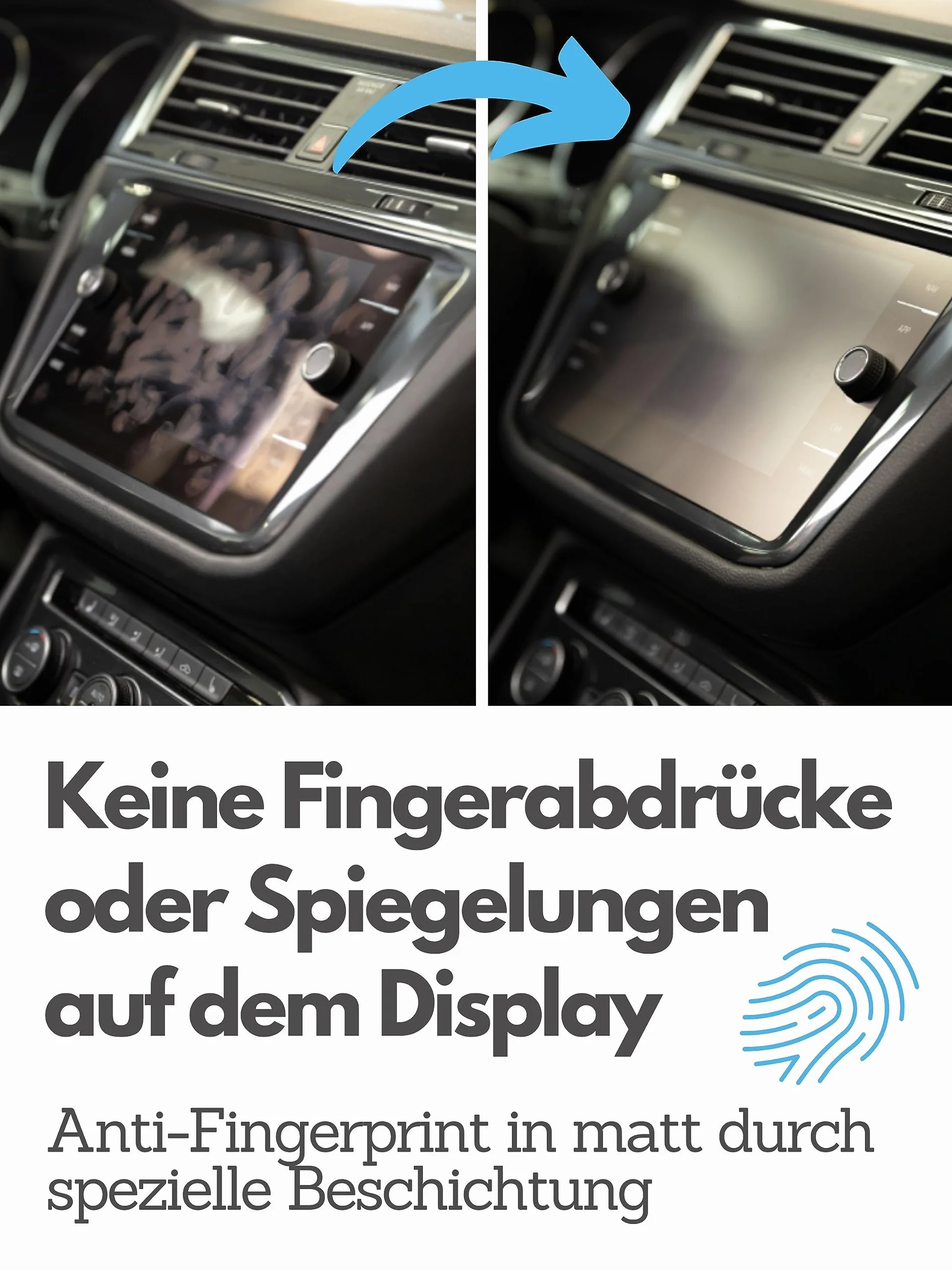 DISSKIN Folia ochronna na wyświetlacz Volkswagen Discover Media Pro Display samoregenerująca się matowa antybakteryjna