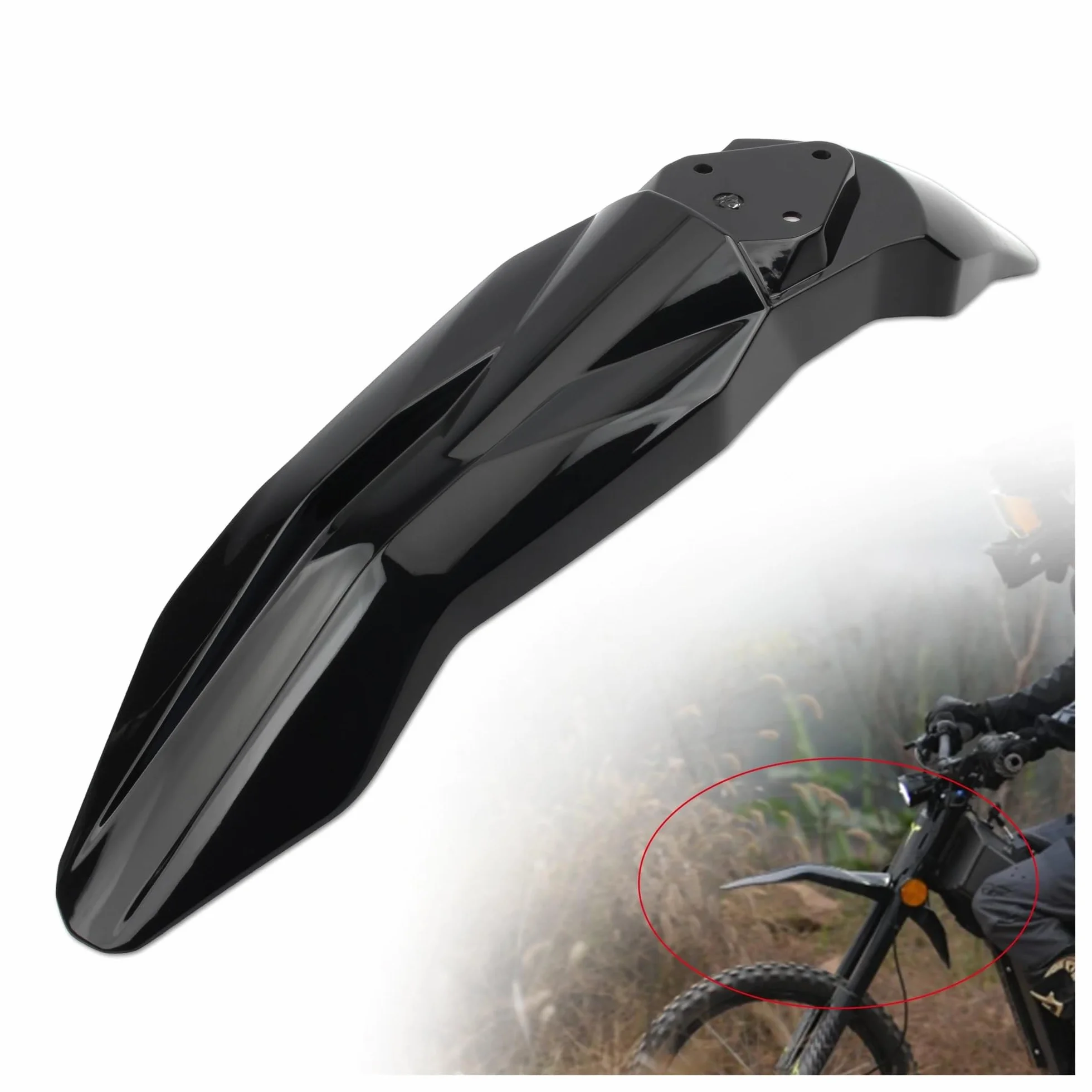 Mudguard Plastic Moto Accessories Compatible for Talaria Sting X3 Motorcycle Front Fender MX3 MX4 Enduro Motocross Pit Dirt Bike