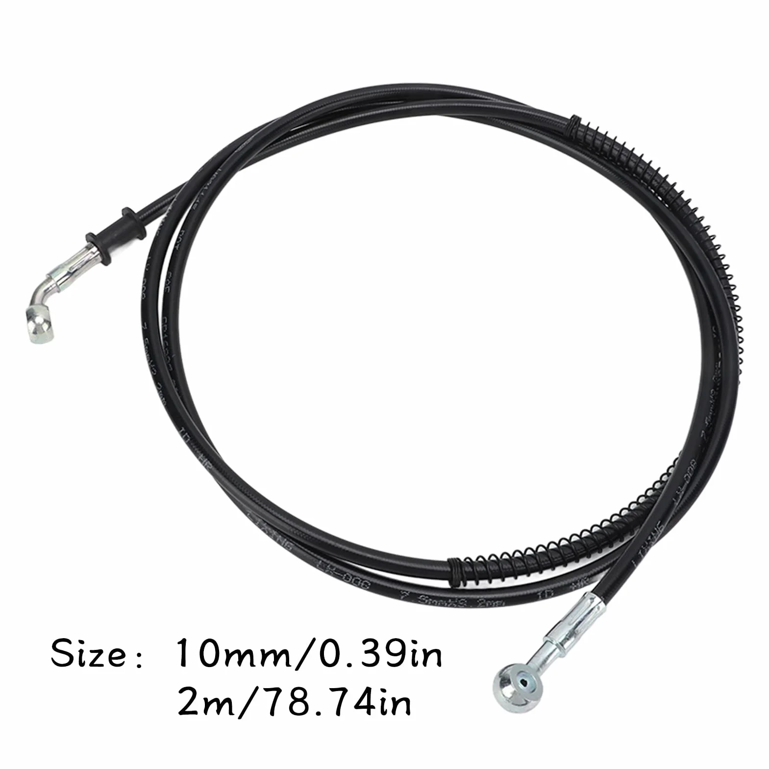 KIMISS Pleciony Wąż Olejowy Przewód Hamulcowy 2m do Taotao Gy6 150cc 50cc