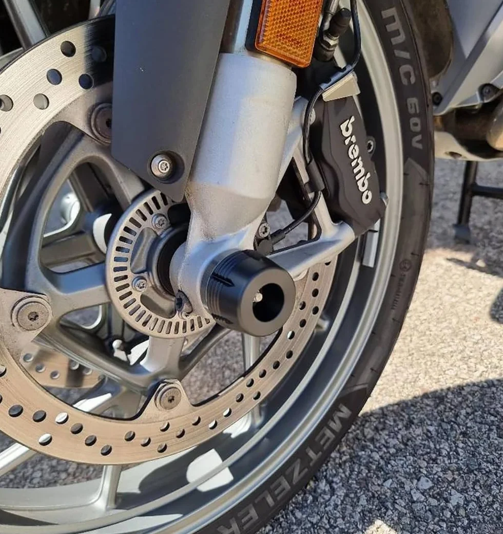 Akcesoria motocyklowe, oś przednia, osłona widelca do R1200GS R1250GS ADVENTURE GS1200 R 1250 GSA R1200 GS 2014-2023, ochraniacze na koła (czarne)