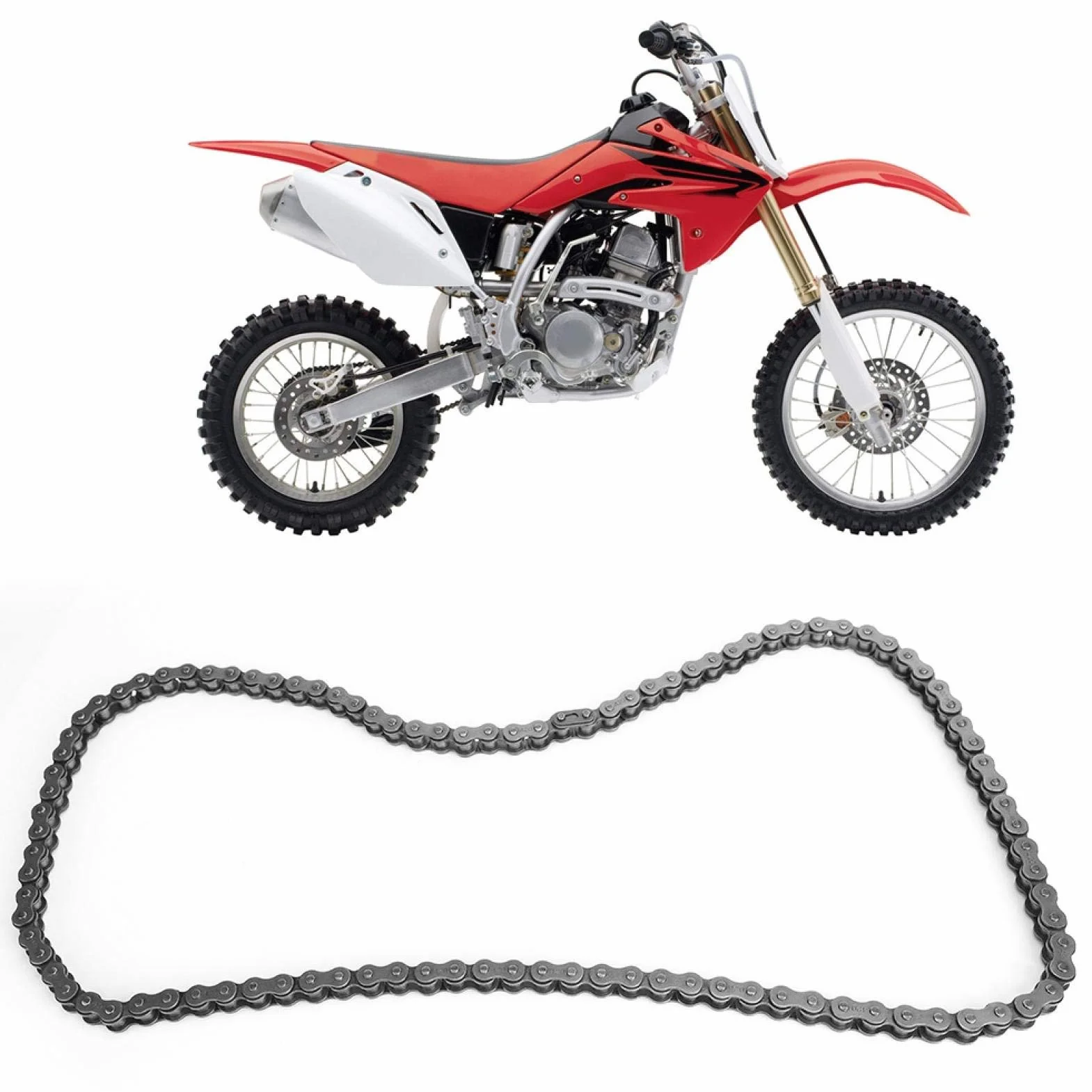 EBTOOLS do łańcucha 420 do quada 125 chiński do łańcucha 125 dirt do 110cc quad łańcuch napędowy 420 łańcuch 102 ogniwa łańcucha wiązania motocykla pasuje do 90110 125 cm3