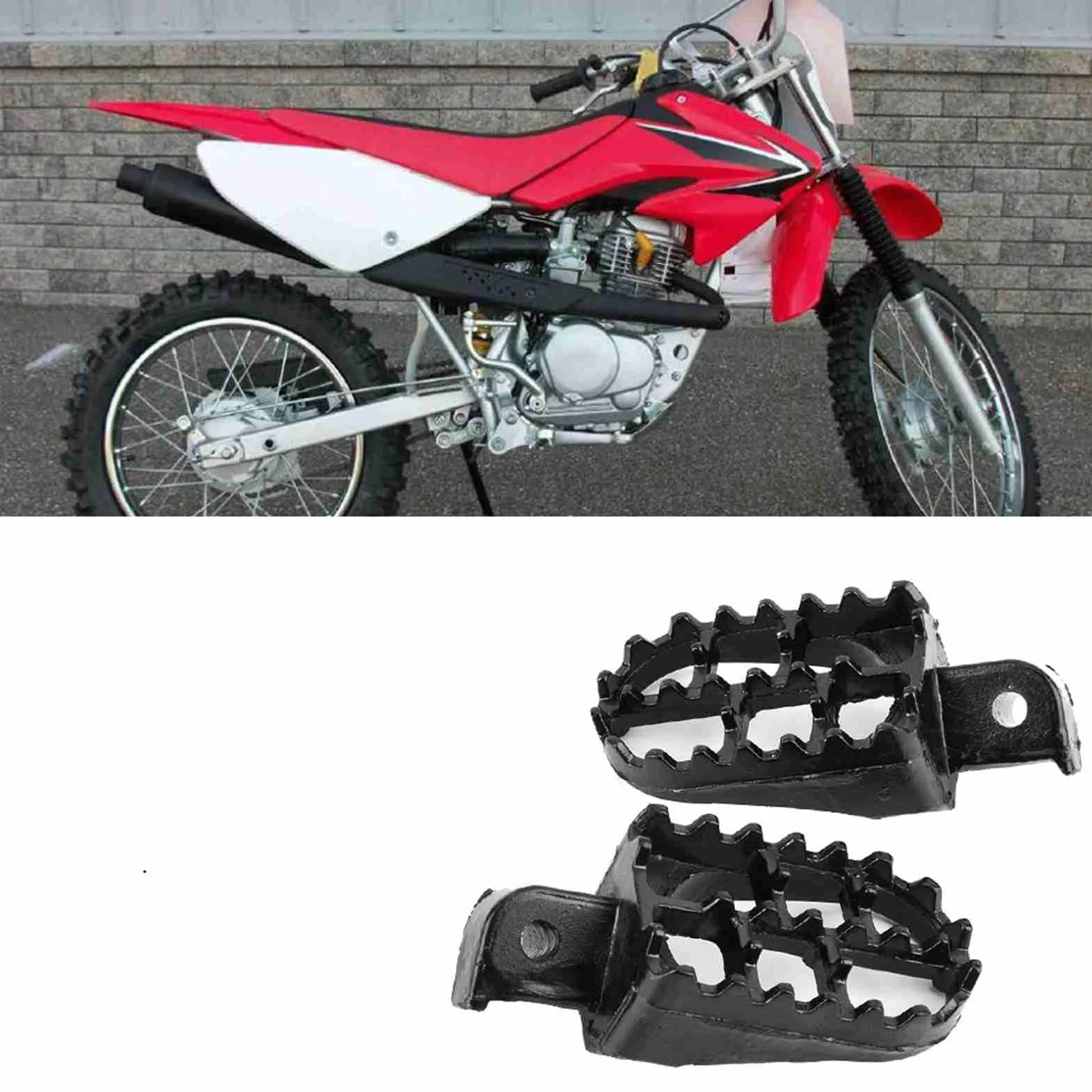 Część motocyklowa, odporne na działanie promieni słonecznych, podnóżki do motocrossu, do wyścigów dla wygodnej jazdy,Pedał,pedały i akcesoria