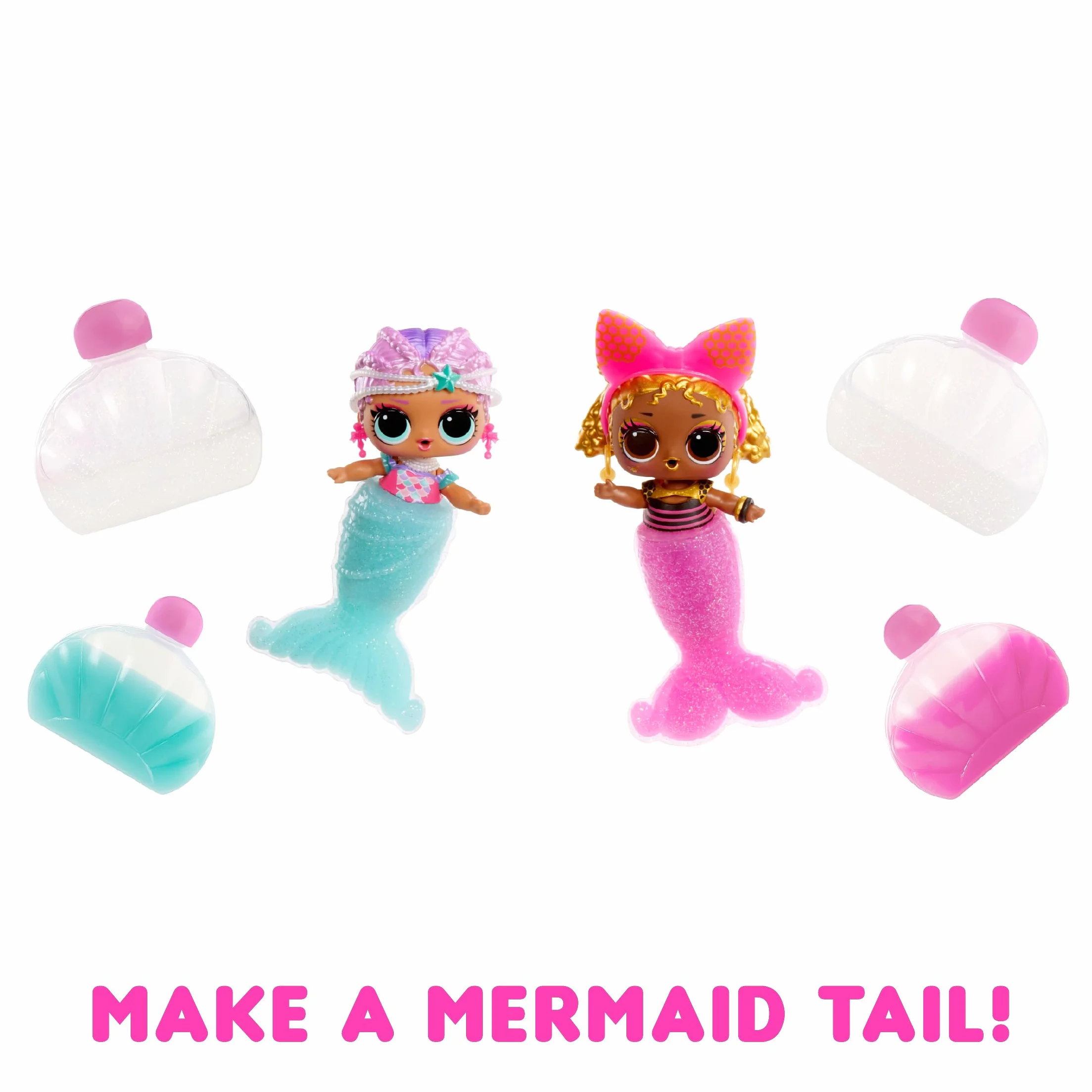 L.O.L. Surprise! Mermaids Tots - Modne Maluchy ze Zmieniającymi Kolor Ogonami - Odpowiednie dla Kolekcjonerów, Dziewczynek i Chłopców w Wieku 4+