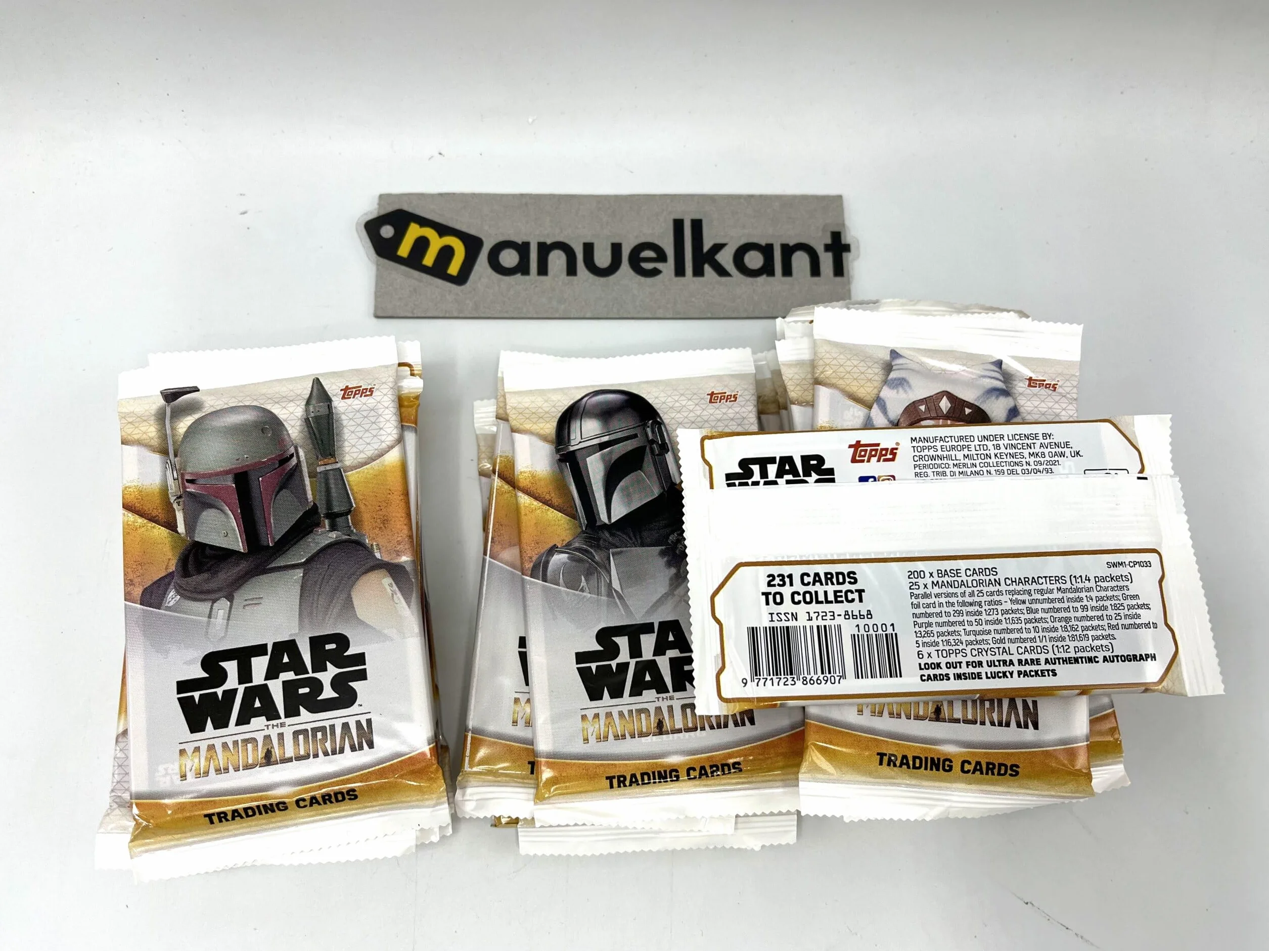 STAR WARS Mandalorian 24 woreczki zapieczętowane na karty Topps