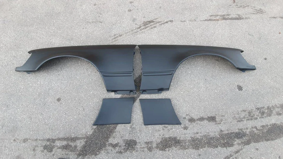 ANG E500 Szerokie Błotniki Skrzydła SET do Mercedesa W124