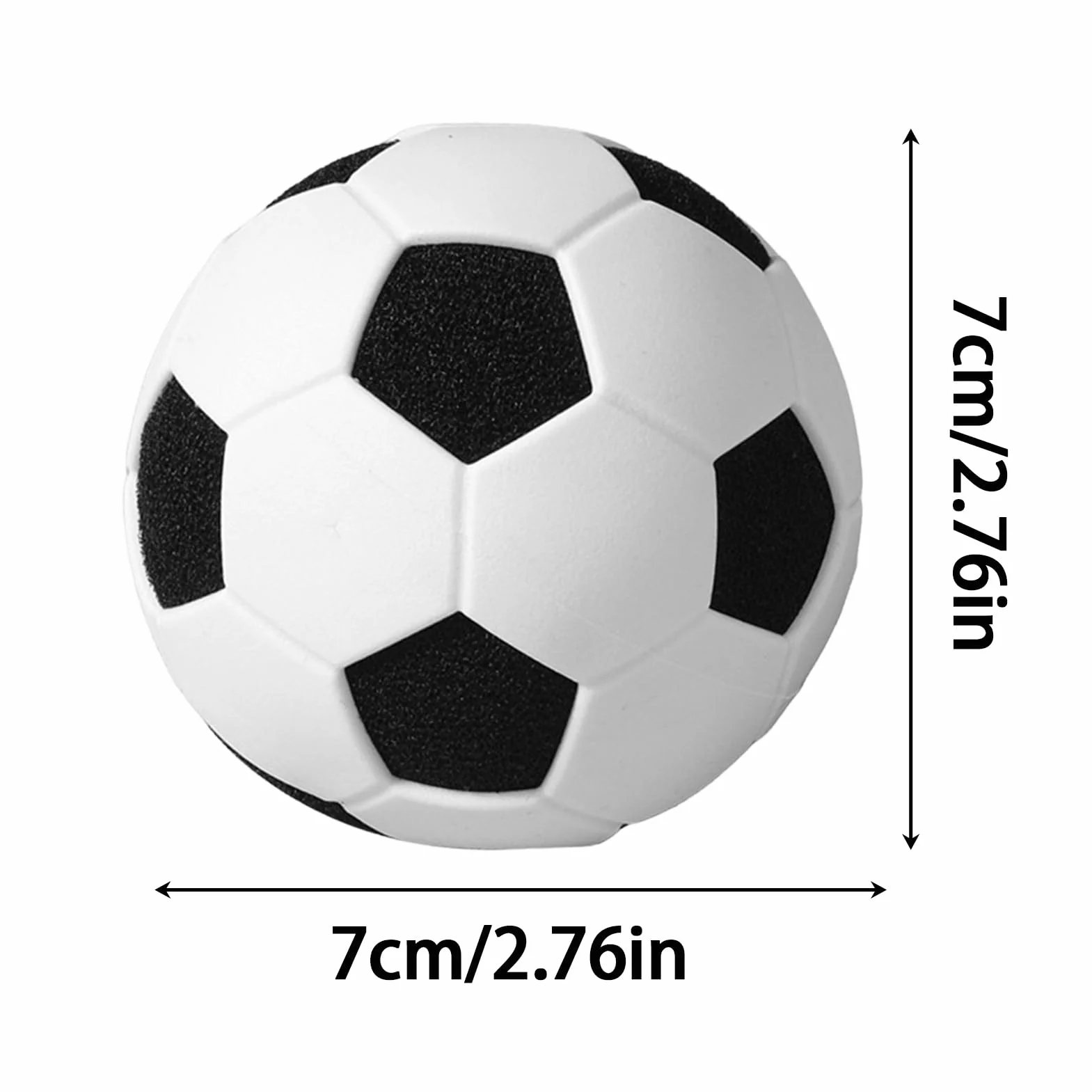 Soft Mini Soccer Balls, Sponge Toy Ball Set, 3 Pack Bouncy with Lightweight Feel, Foam Soccer, Kids Sports Play Toy with Versatile Use, Mini Balls for Indoor Outdoor Home School Games