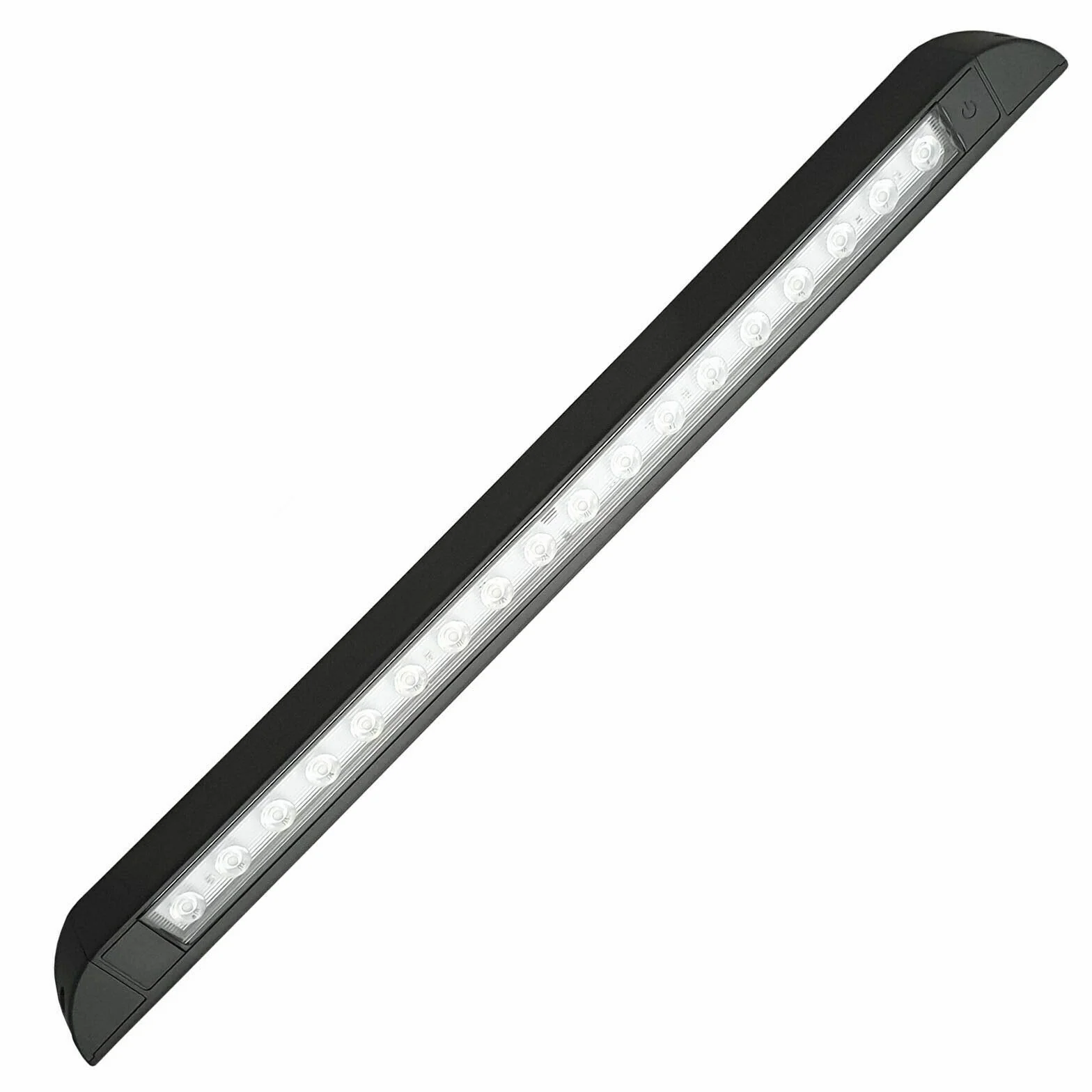 Lampa LED 12V Wodoodporna Zewnętrzna Do Kampera Przyczepy Czarna