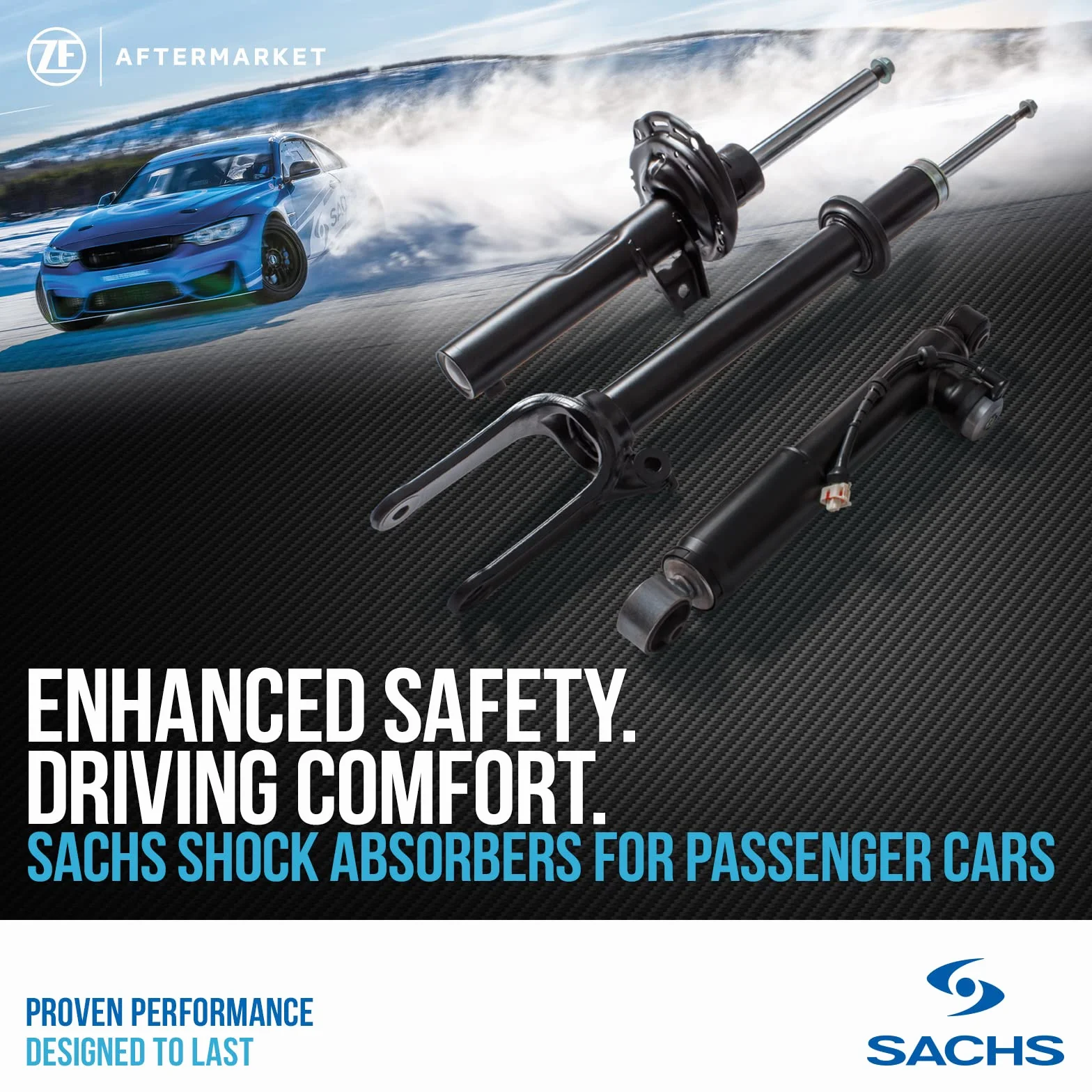 Sachs 317 565 sportowy amortyzator samochodowy