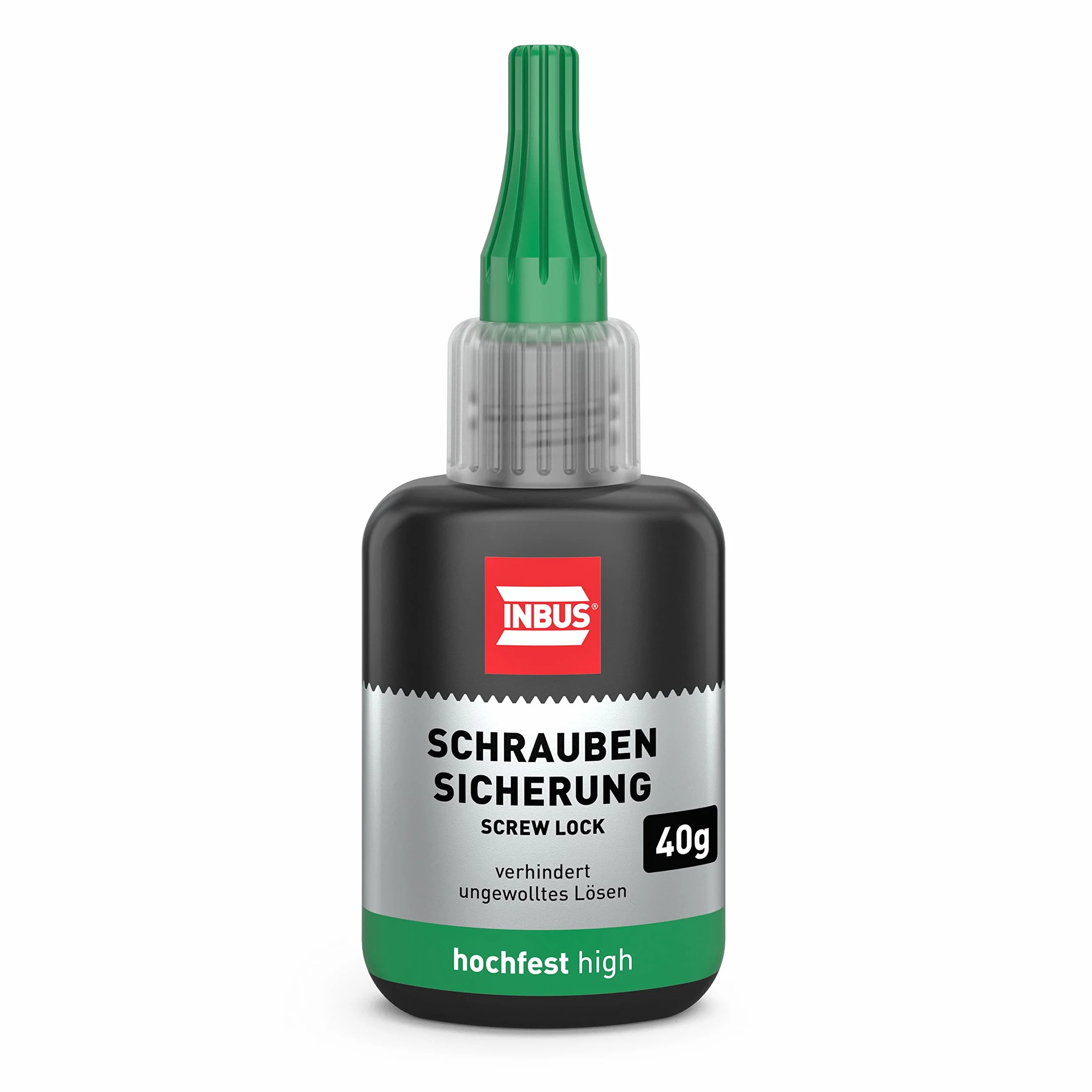 INBUS® 79680 zabezpieczenie śrubowe o wysokiej wytrzymałości, 40 g – Made in Germany
