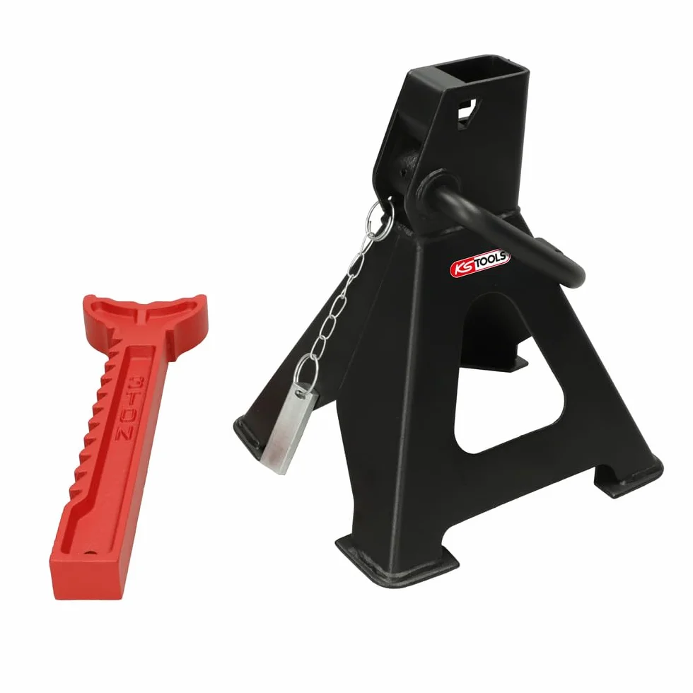 KS Tools 160.0370 Stalowa podpórka pod nadwozie z szybkaregulacja, 3 t, w parze