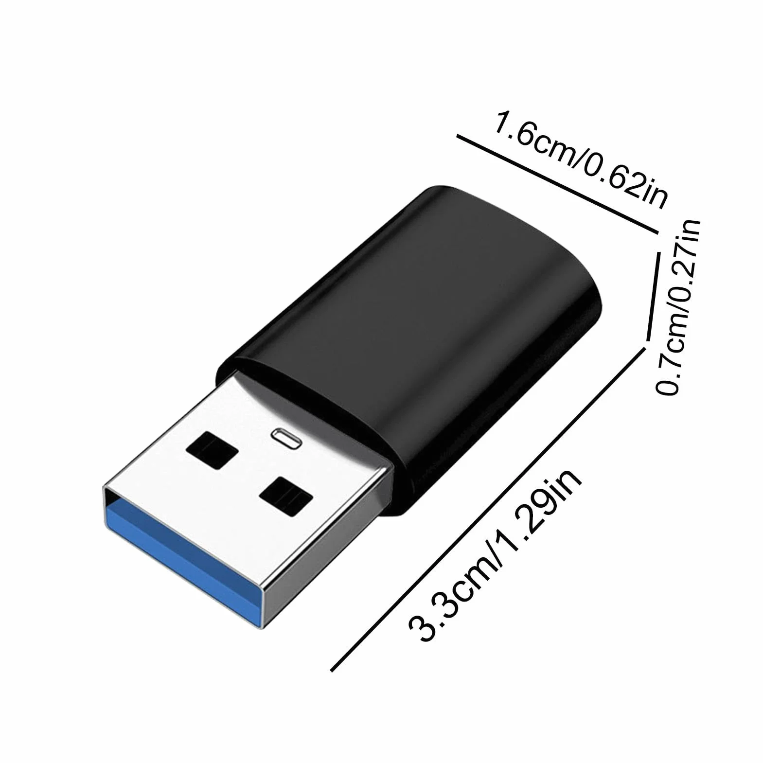 Kabel konwertera USB na USB C adapter typ C żeński na USB męski szybki przesył danych