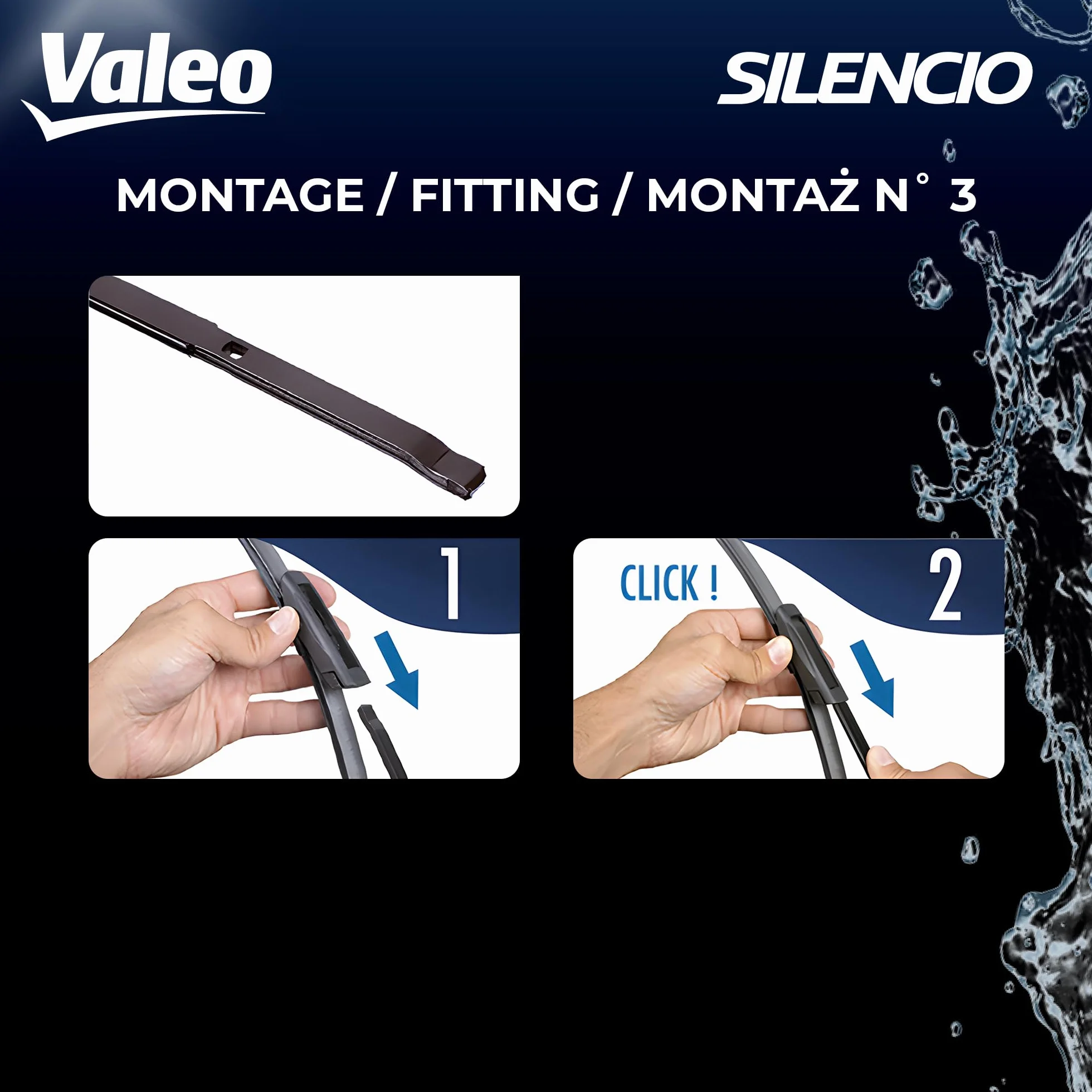 VALEO Silencio Wycieraczki VF904 650mm/500mm Przód Zestaw 2 szt.