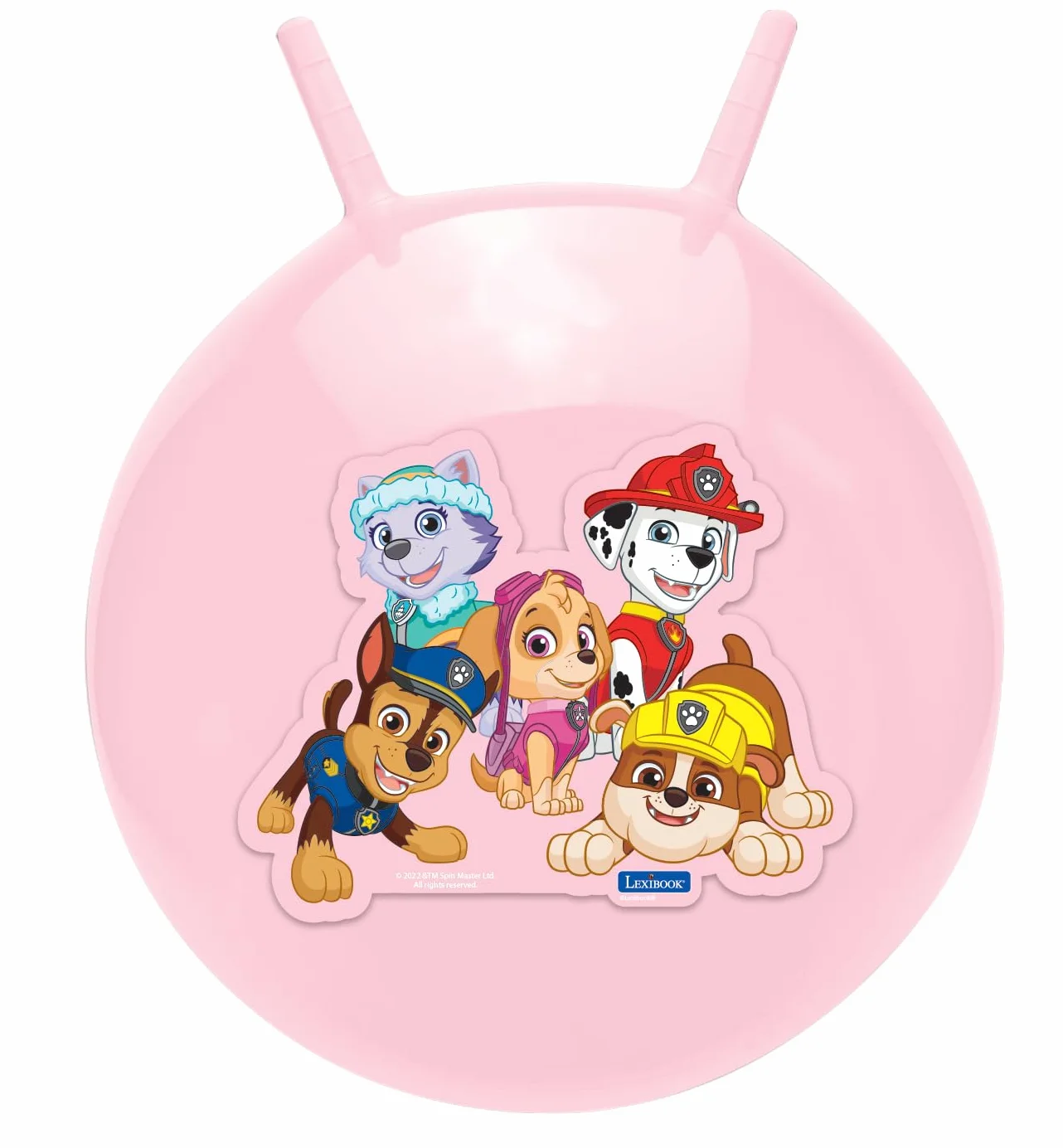 Lexibook BG040PAG Paw Patrol, Nadmuchiwana Piłka Lejowa, Ręczna Pompa w Zestawie, Bezpieczne i Trwałe Tworzywa Sztuczne, Różowa