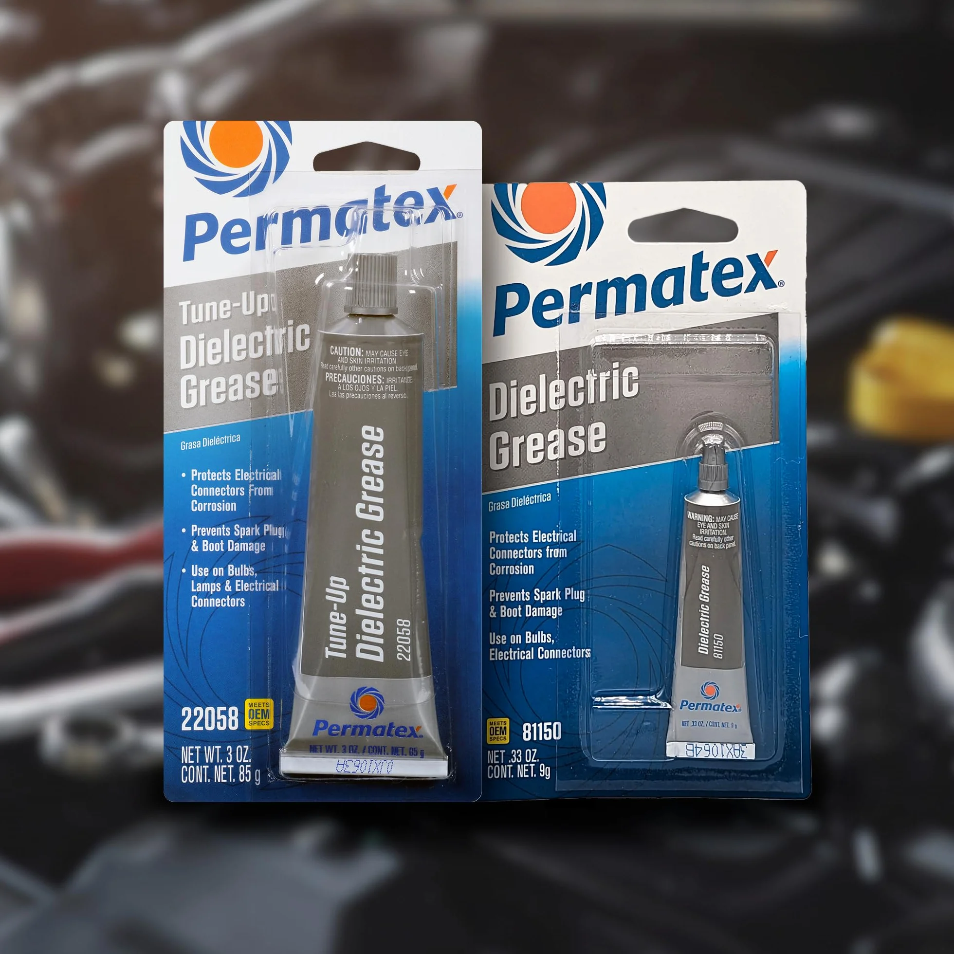 Permatex 81150 Grease Dieelectric Tune-Up, chroni połączenia od soli, brudu i korozji, zapobiegaj iskrzeniom i uszkodzeniom 1 x 9g