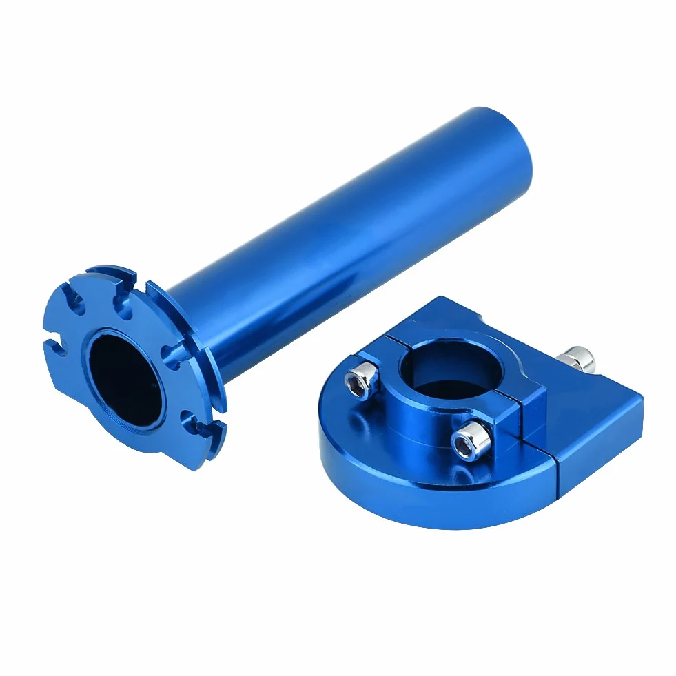 Uchwyty przepustnicy 7/8" 22 mm do motocykla skutera rower niebieski